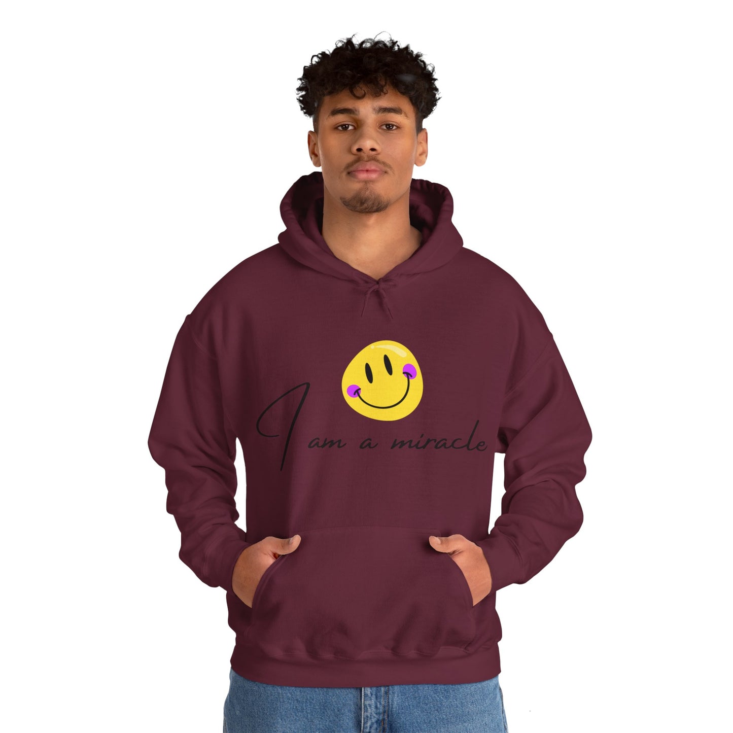 Unisex Hooded Sweatshirt - I am a miracle