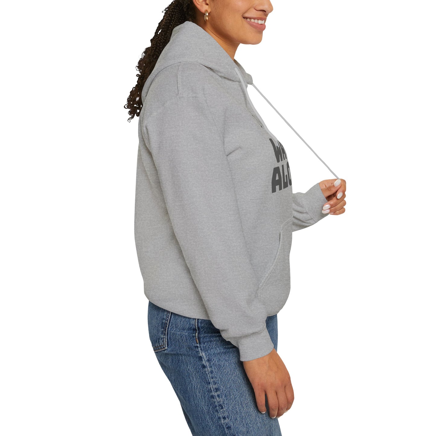 Unisex Hooded Sweatshirt - I will never walk alone