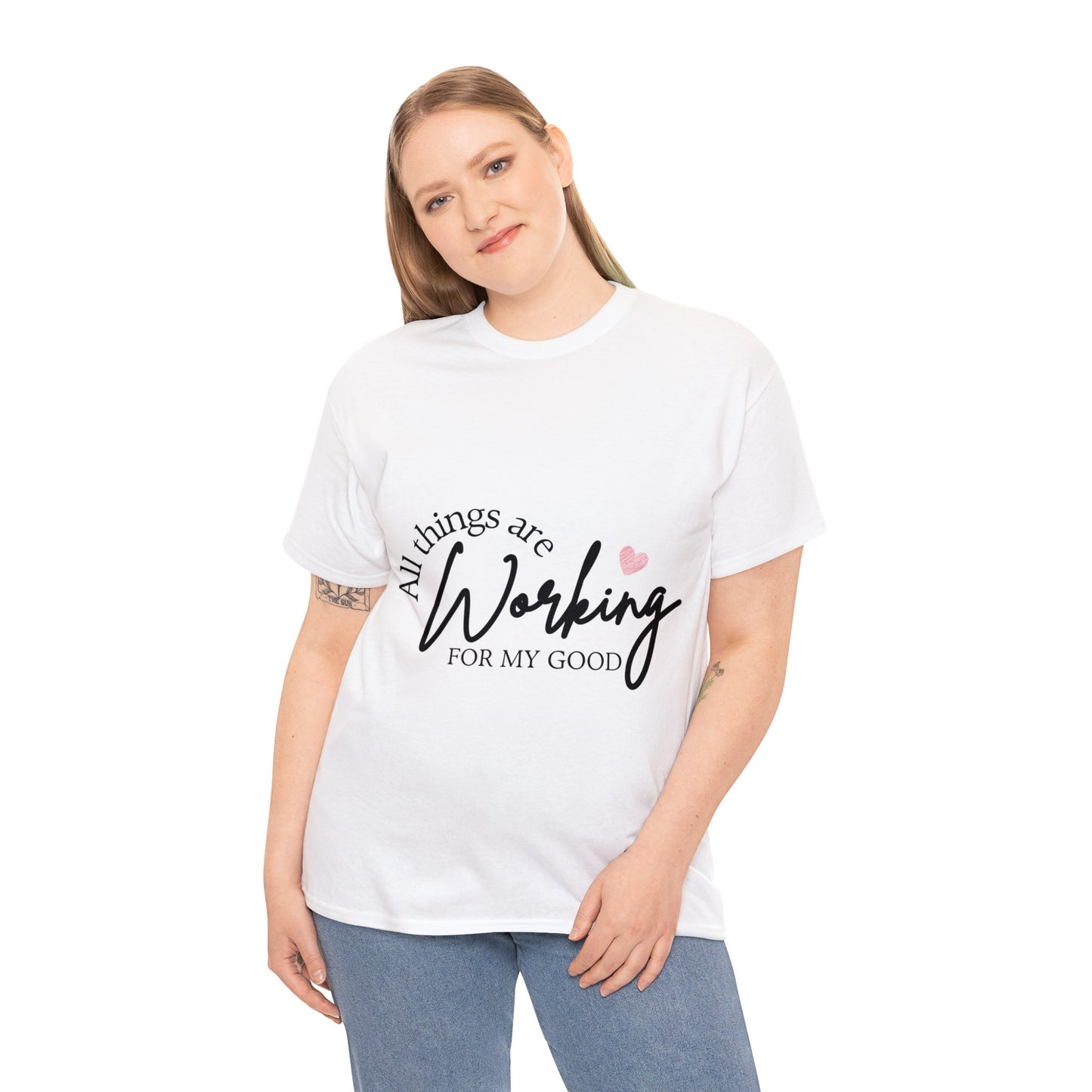 Unisex Heavy Cotton Tee - All things are working for my good