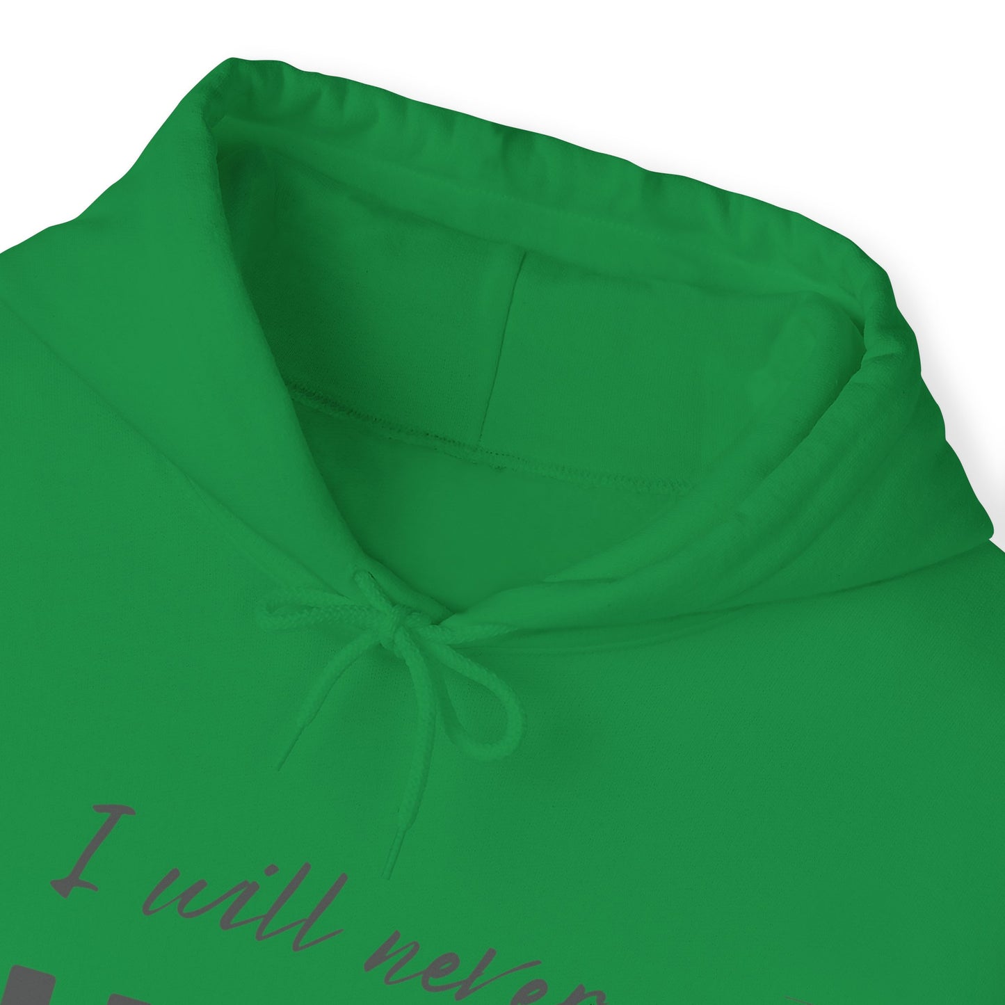 Unisex Hooded Sweatshirt - I will never walk alone