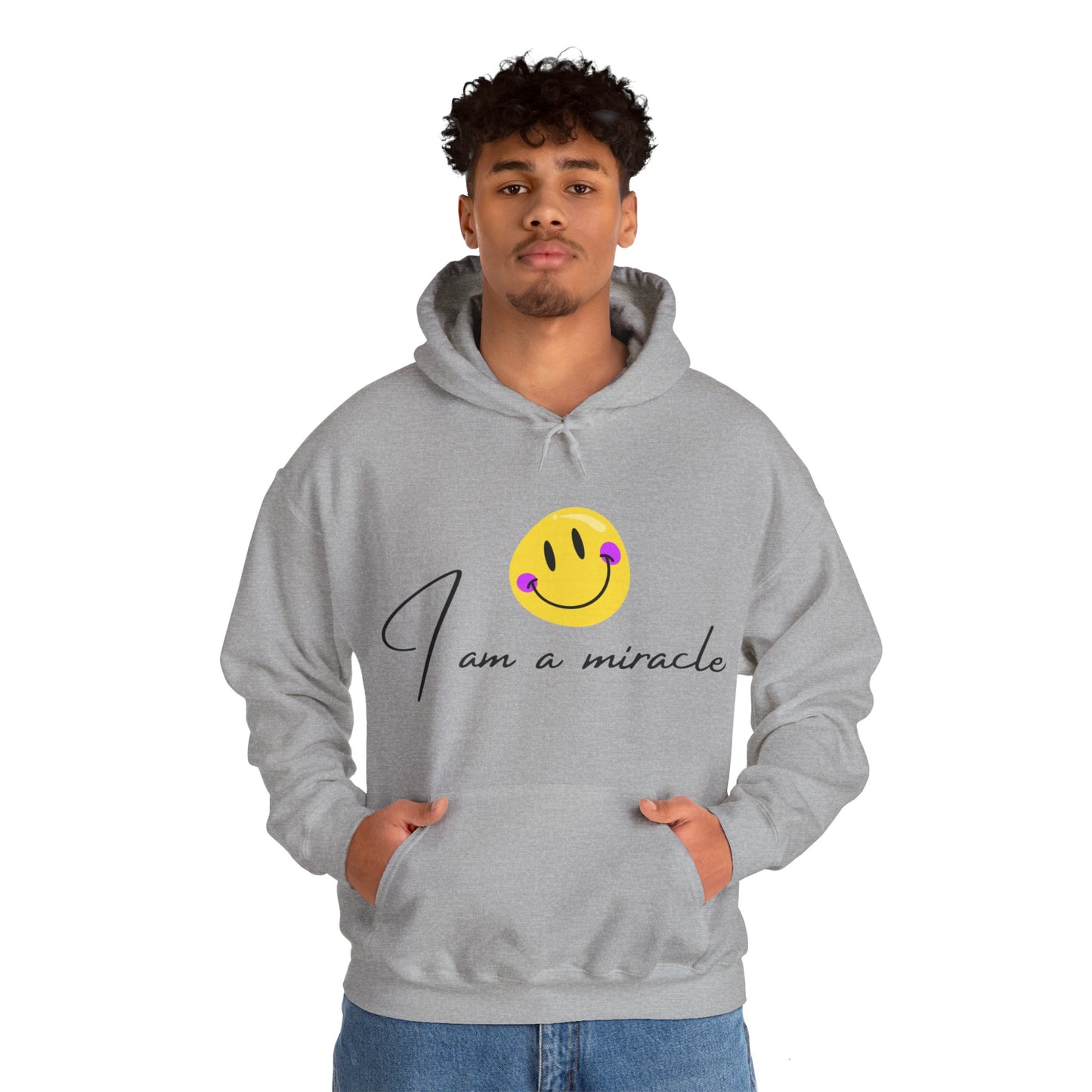 Unisex Hooded Sweatshirt - I am a miracle