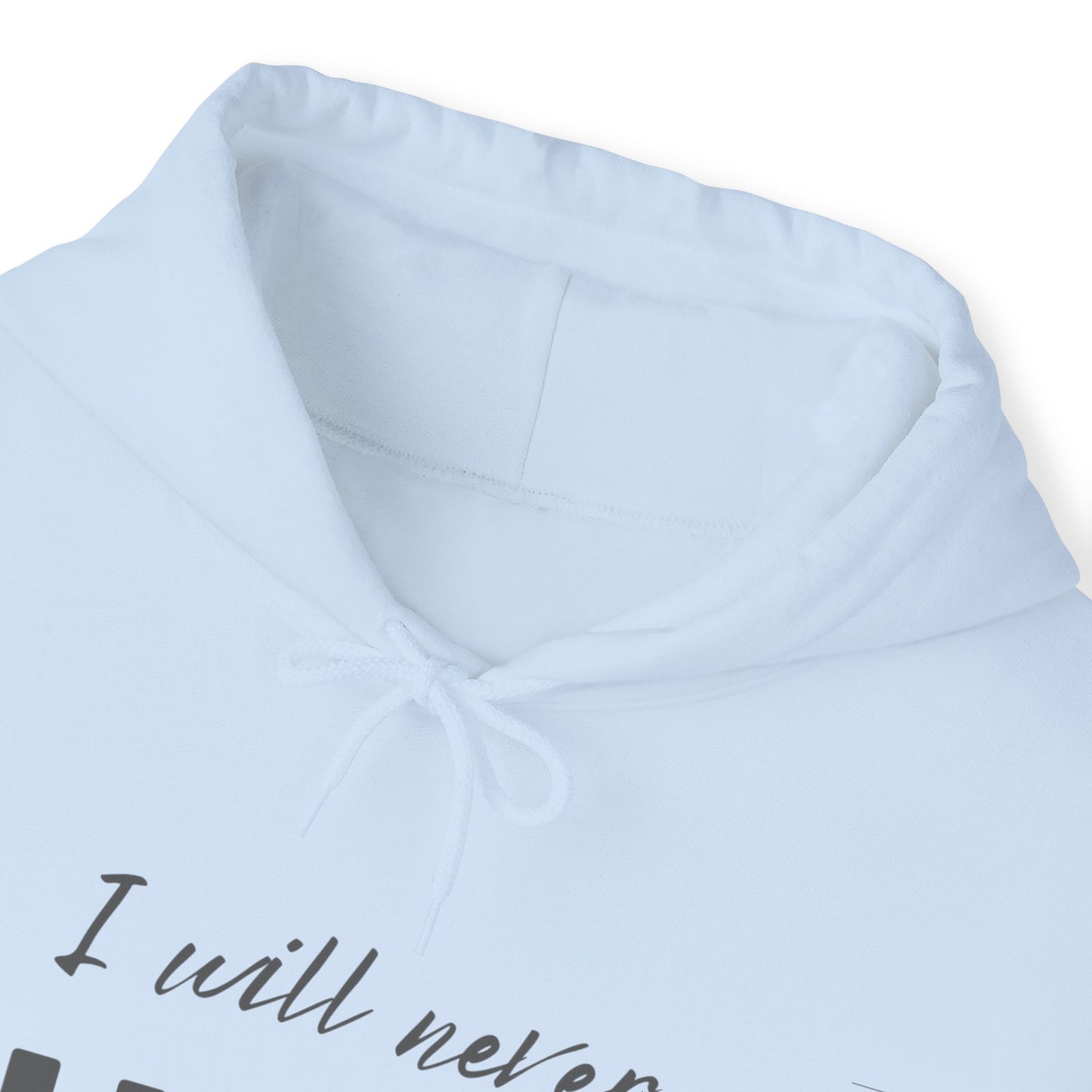 Unisex Hooded Sweatshirt - I will never walk alone