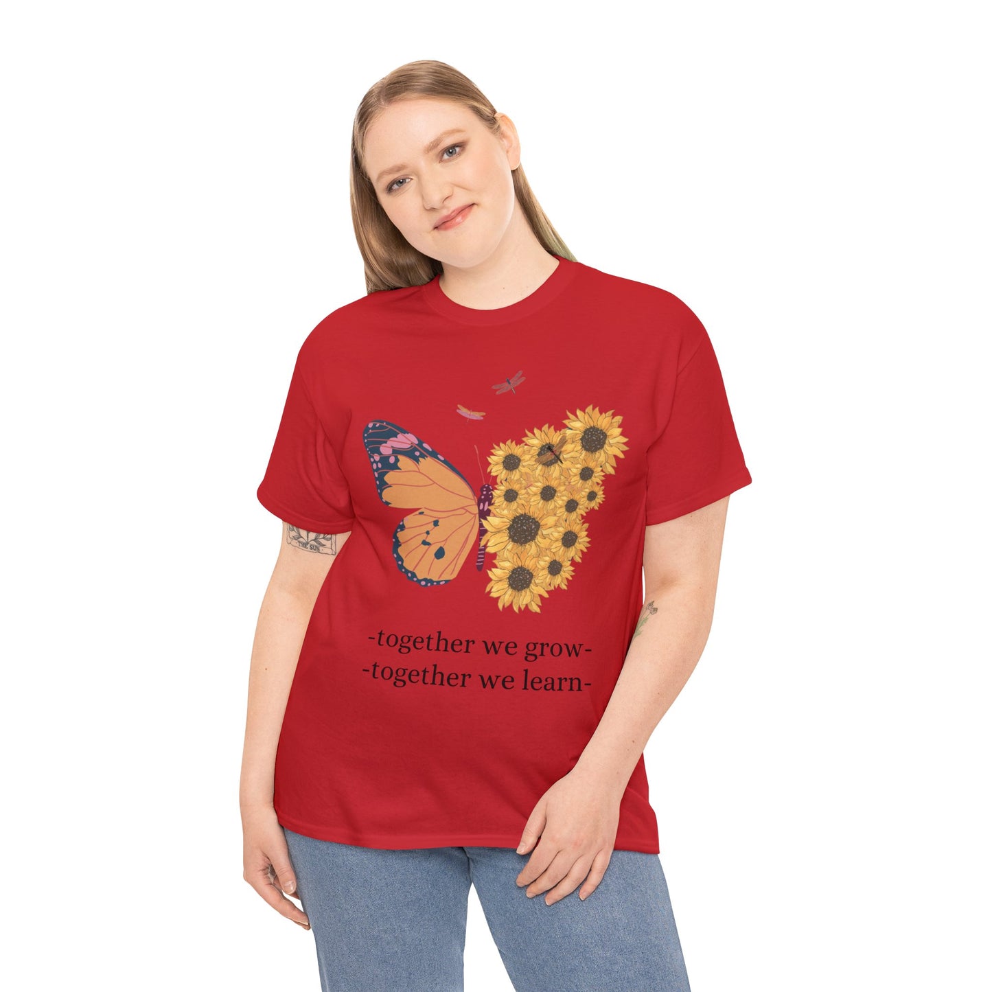 Unisex T-Shirt - Together We Grow, Together We Learn
