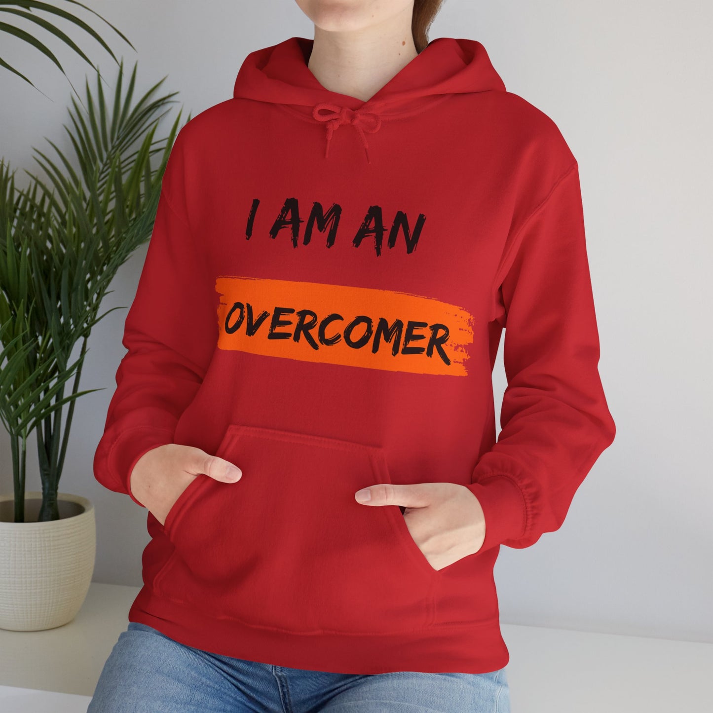 Unisex Hooded Sweatshirt - I am an overcomer