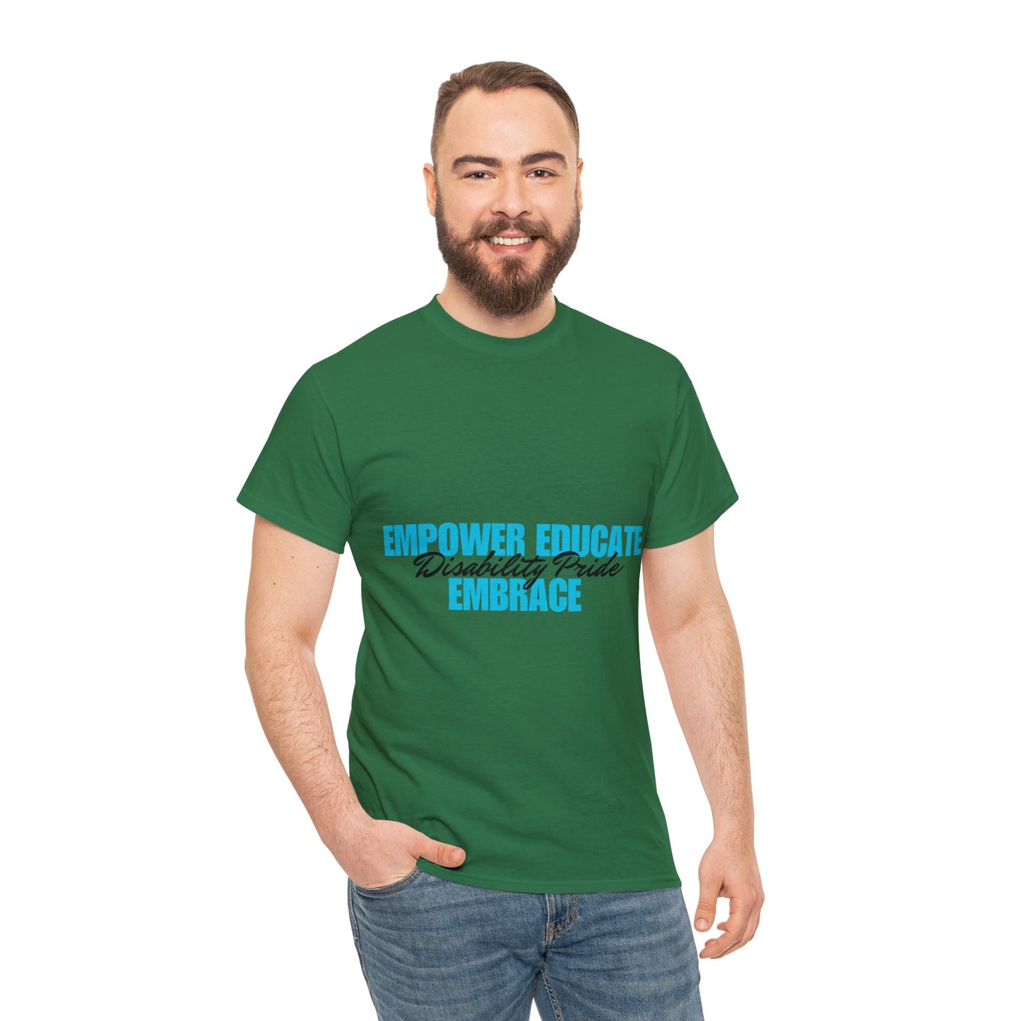 Unisex T-Shirt - Empower, Educate, Embrace Disability Pride