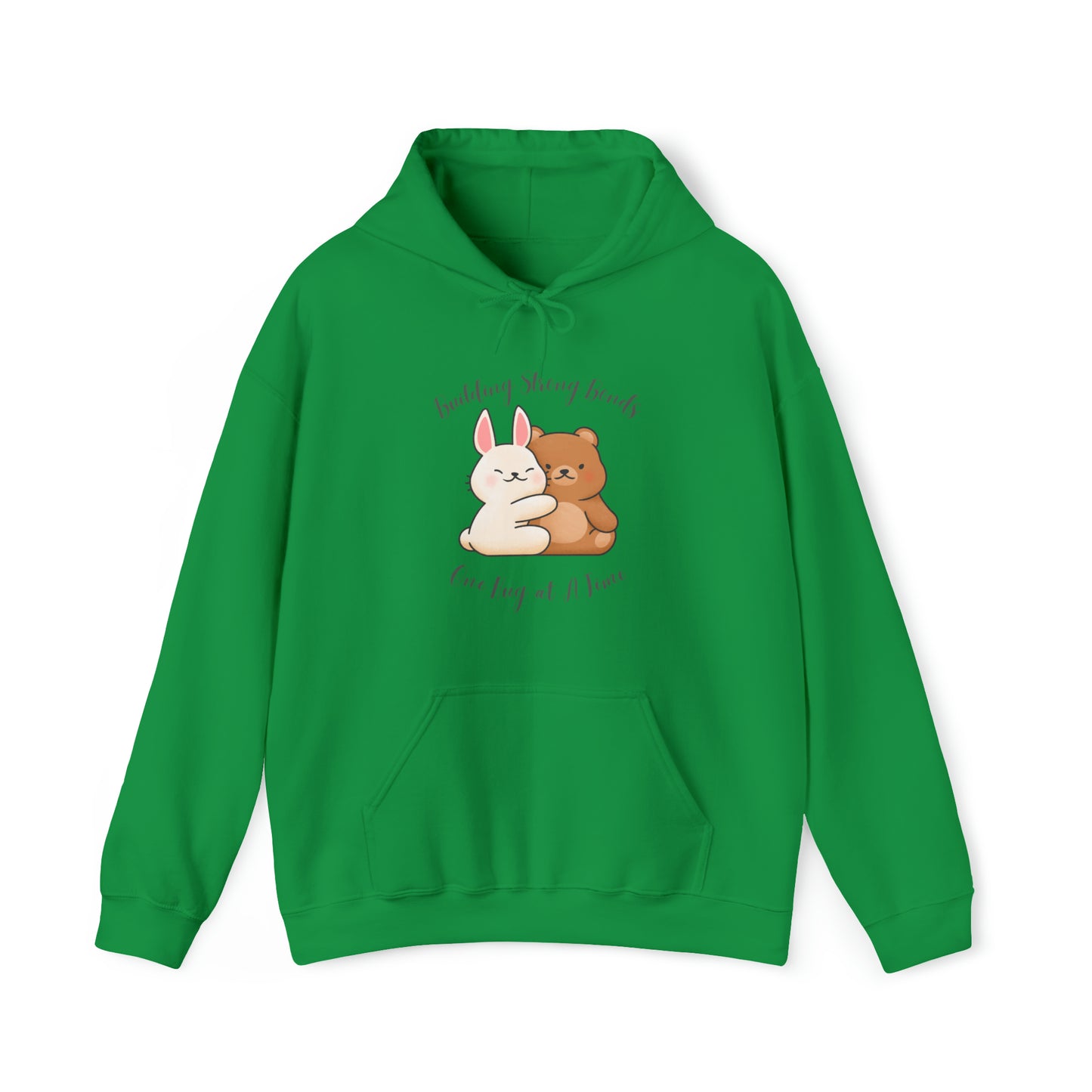 Unisex Hooded Sweatshirt - Building Strong Bonds, One Hug at a Time