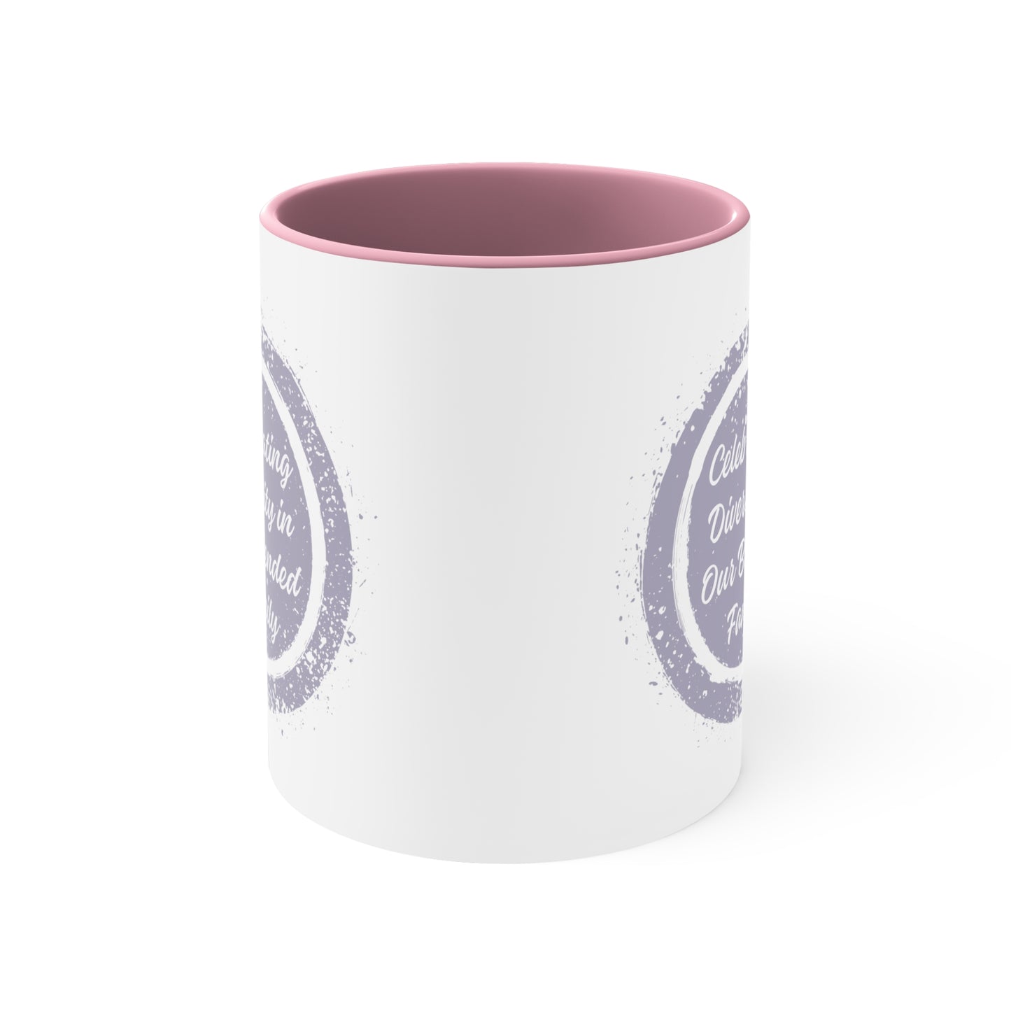 Accent Coffee Mug - Celebrating Diversity in Our Blended Family