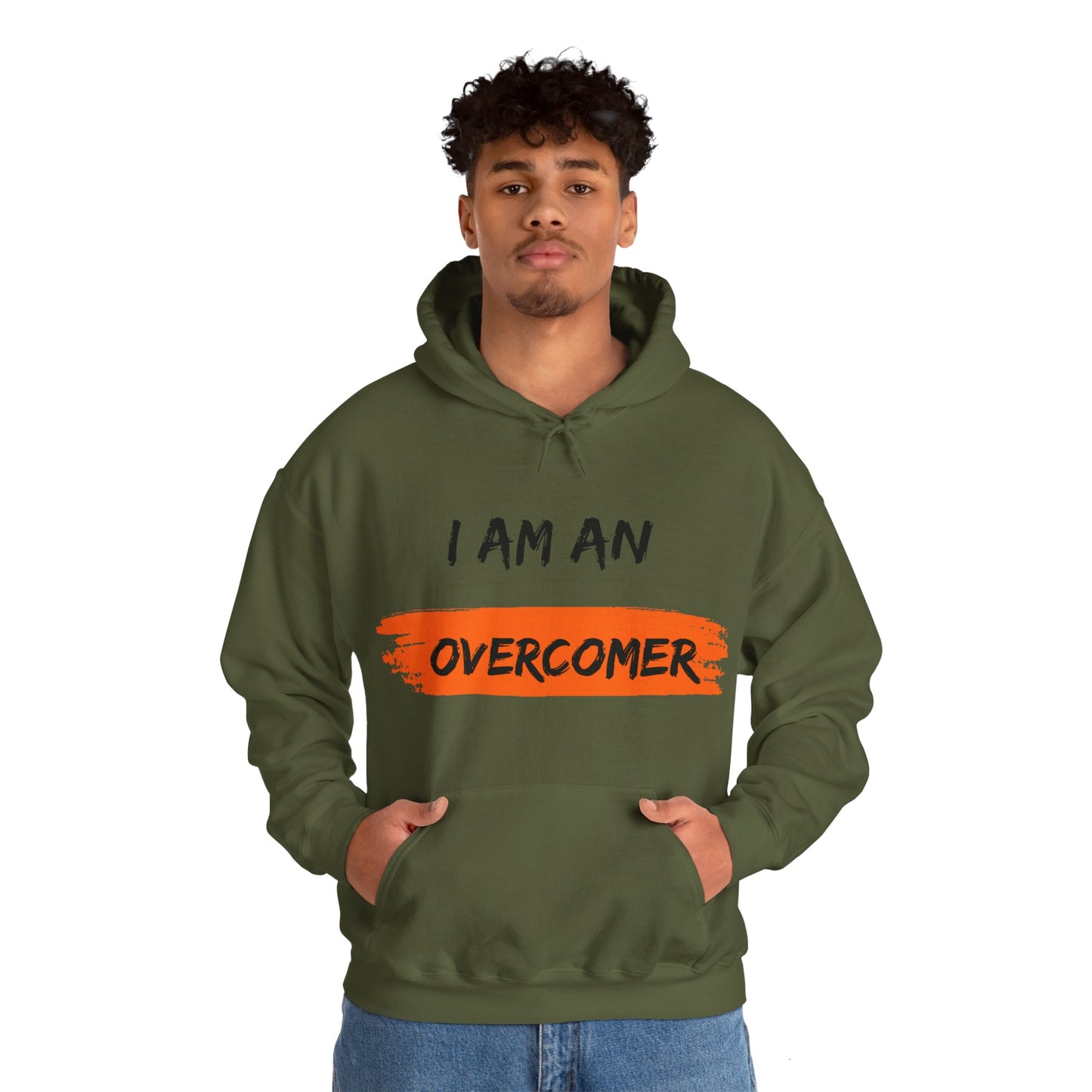 Unisex Hooded Sweatshirt - I am an overcomer