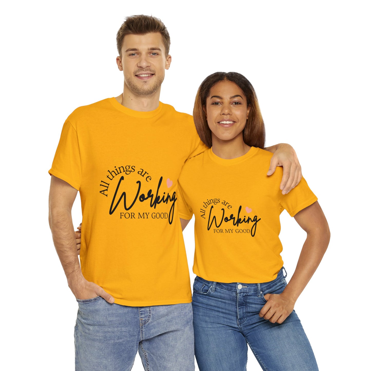 Unisex Heavy Cotton Tee - All things are working for my good