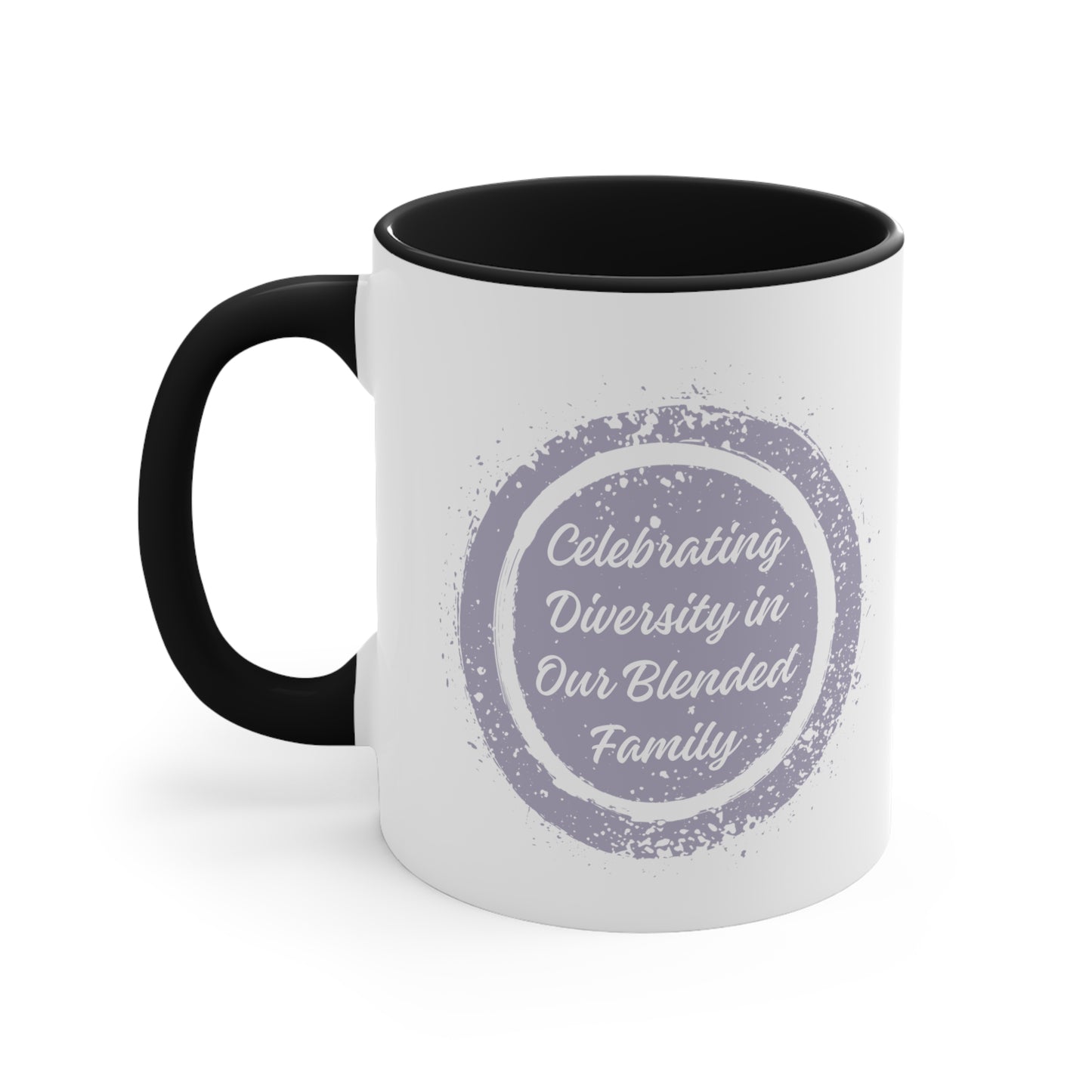 Accent Coffee Mug - Celebrating Diversity in Our Blended Family