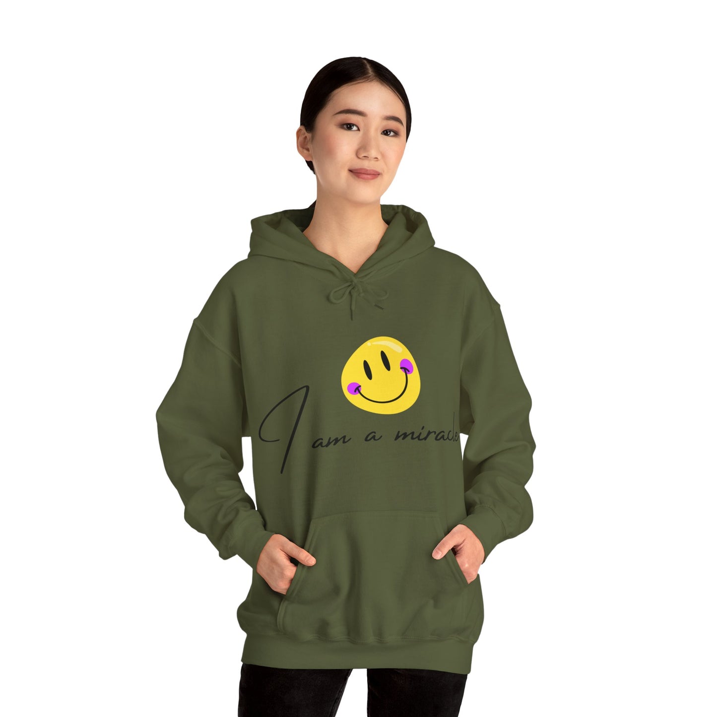 Unisex Hooded Sweatshirt - I am a miracle