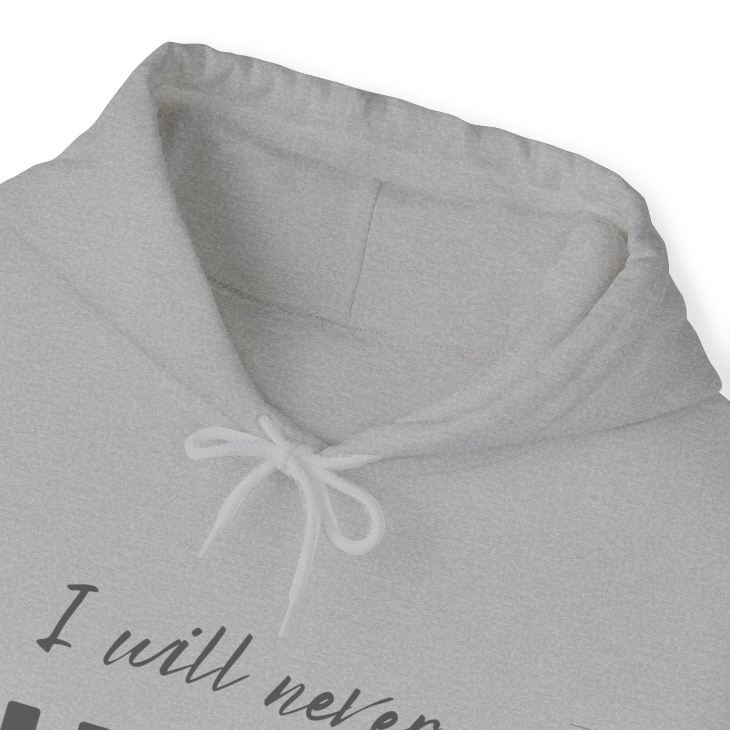 Unisex Hooded Sweatshirt - I will never walk alone