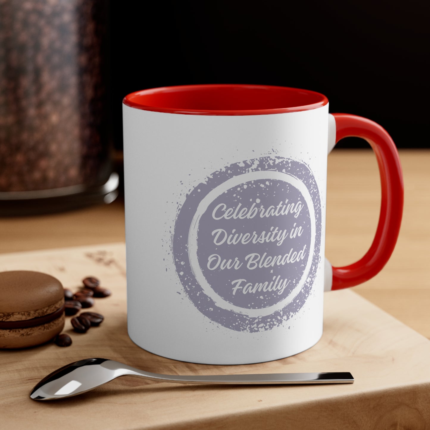 Accent Coffee Mug - Celebrating Diversity in Our Blended Family