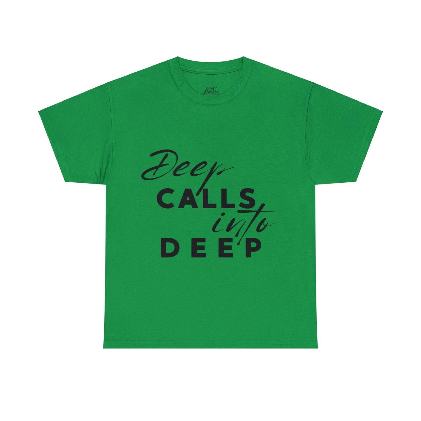 Unisex Heavy Cotton Tee - Deep calls into deep