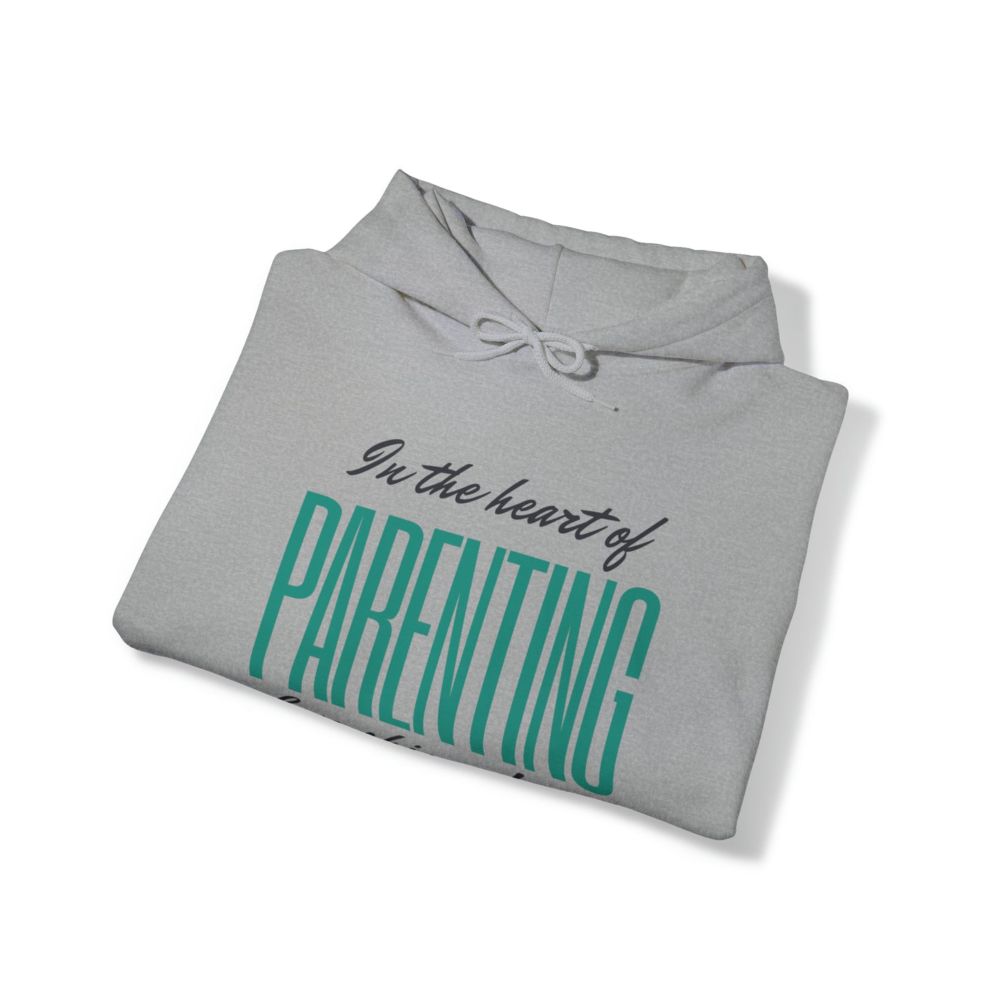 Unisex Hooded Sweatshirt - In the Heart of Parenting, Love Shines Bright