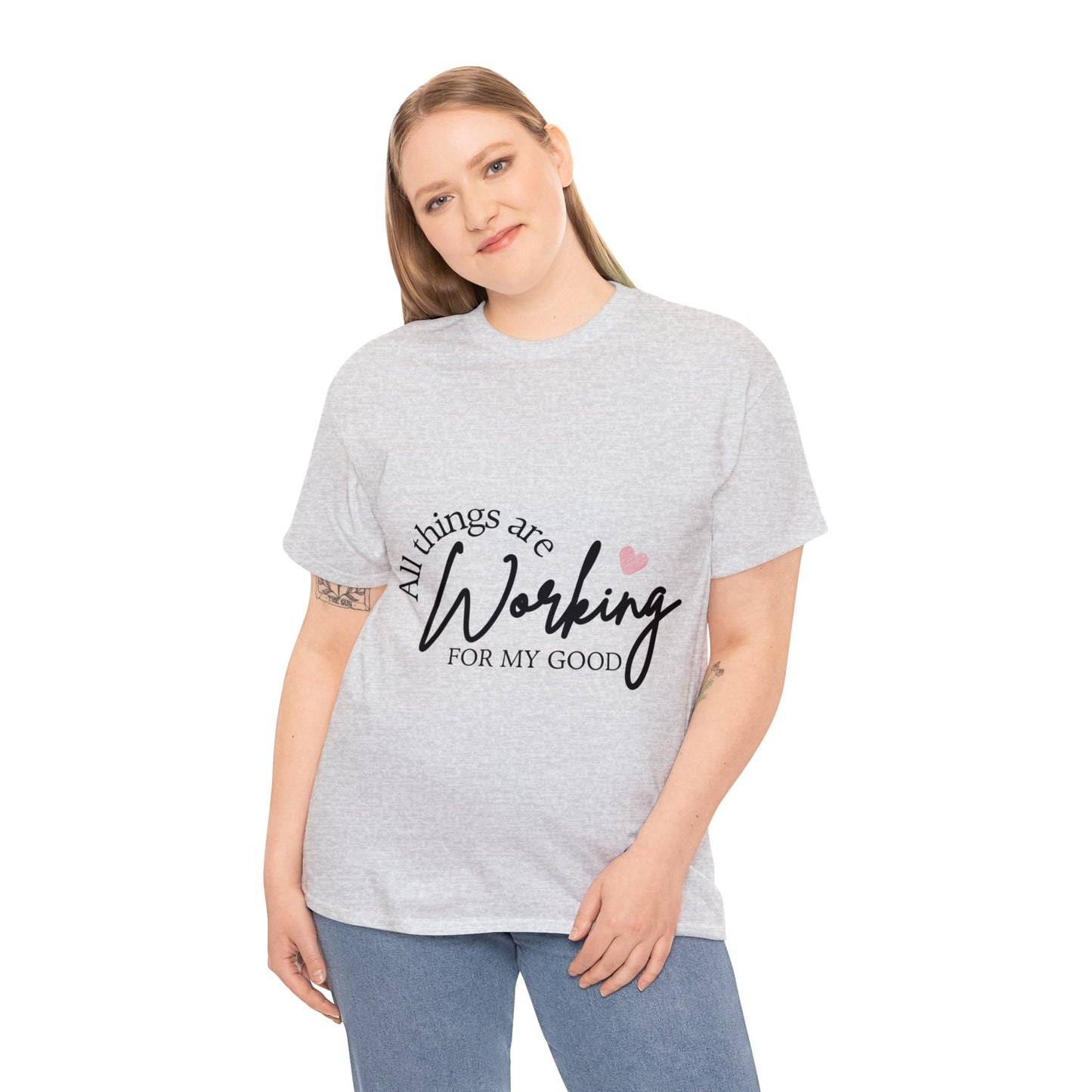Unisex Heavy Cotton Tee - All things are working for my good