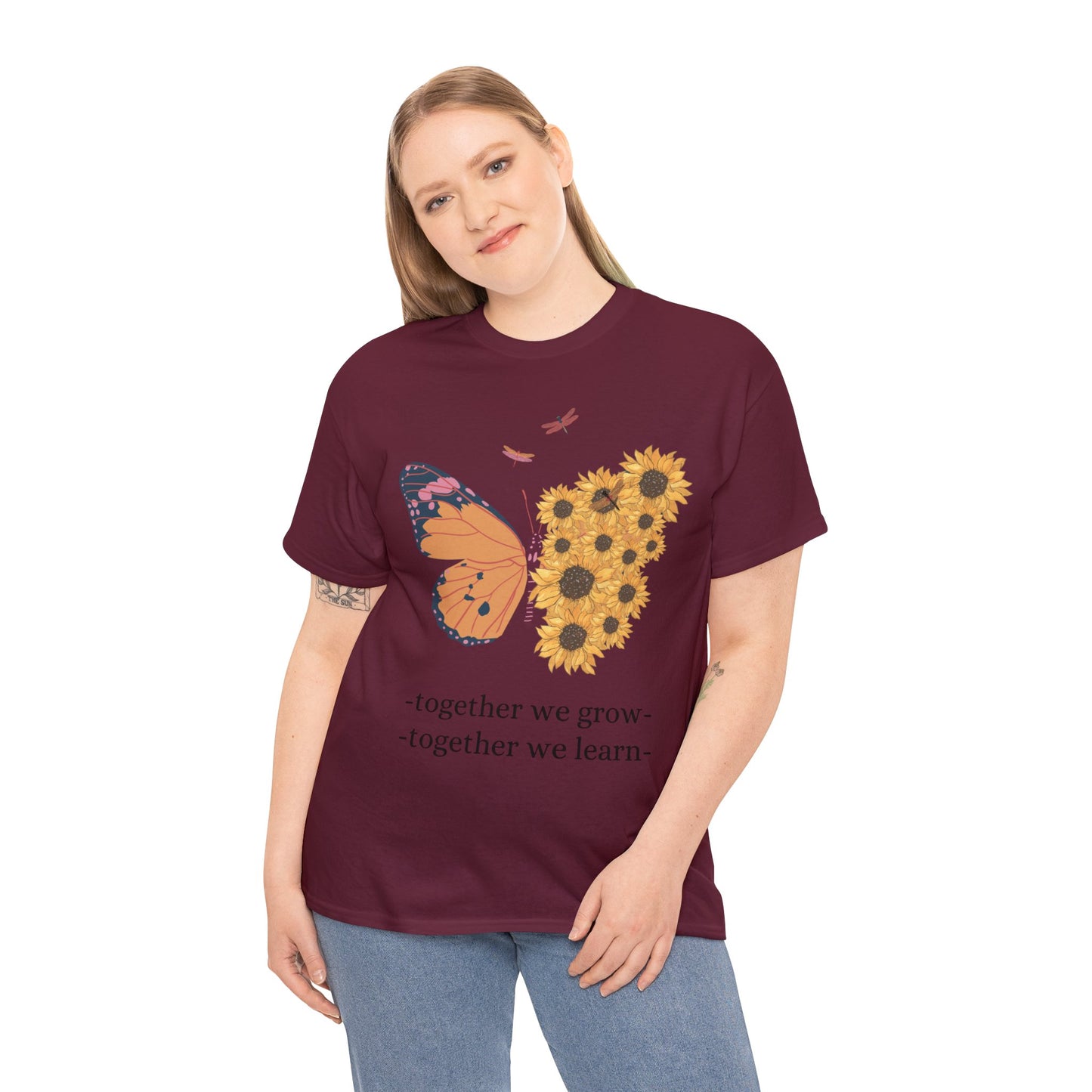 Unisex T-Shirt - Together We Grow, Together We Learn