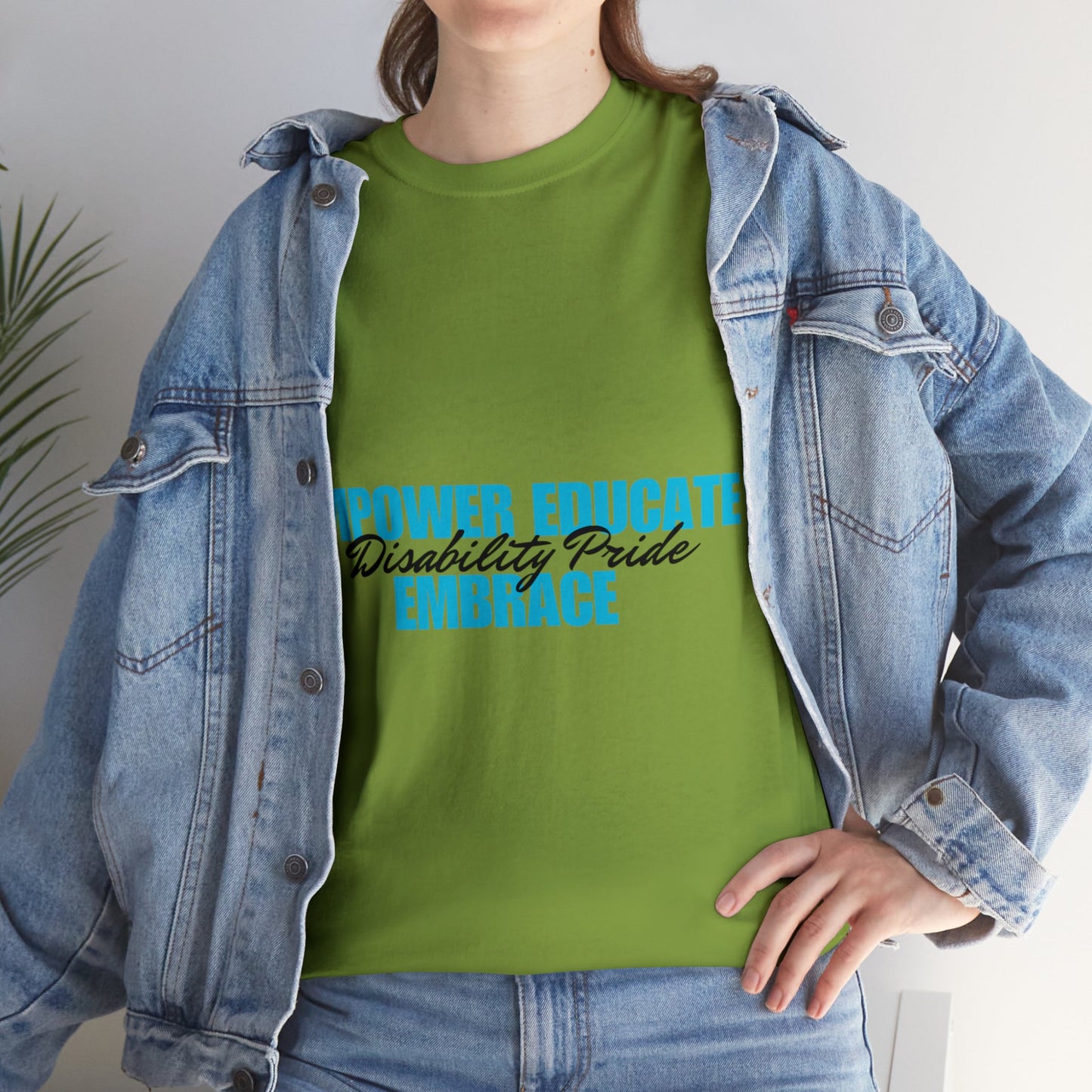 Unisex T-Shirt - Empower, Educate, Embrace Disability Pride