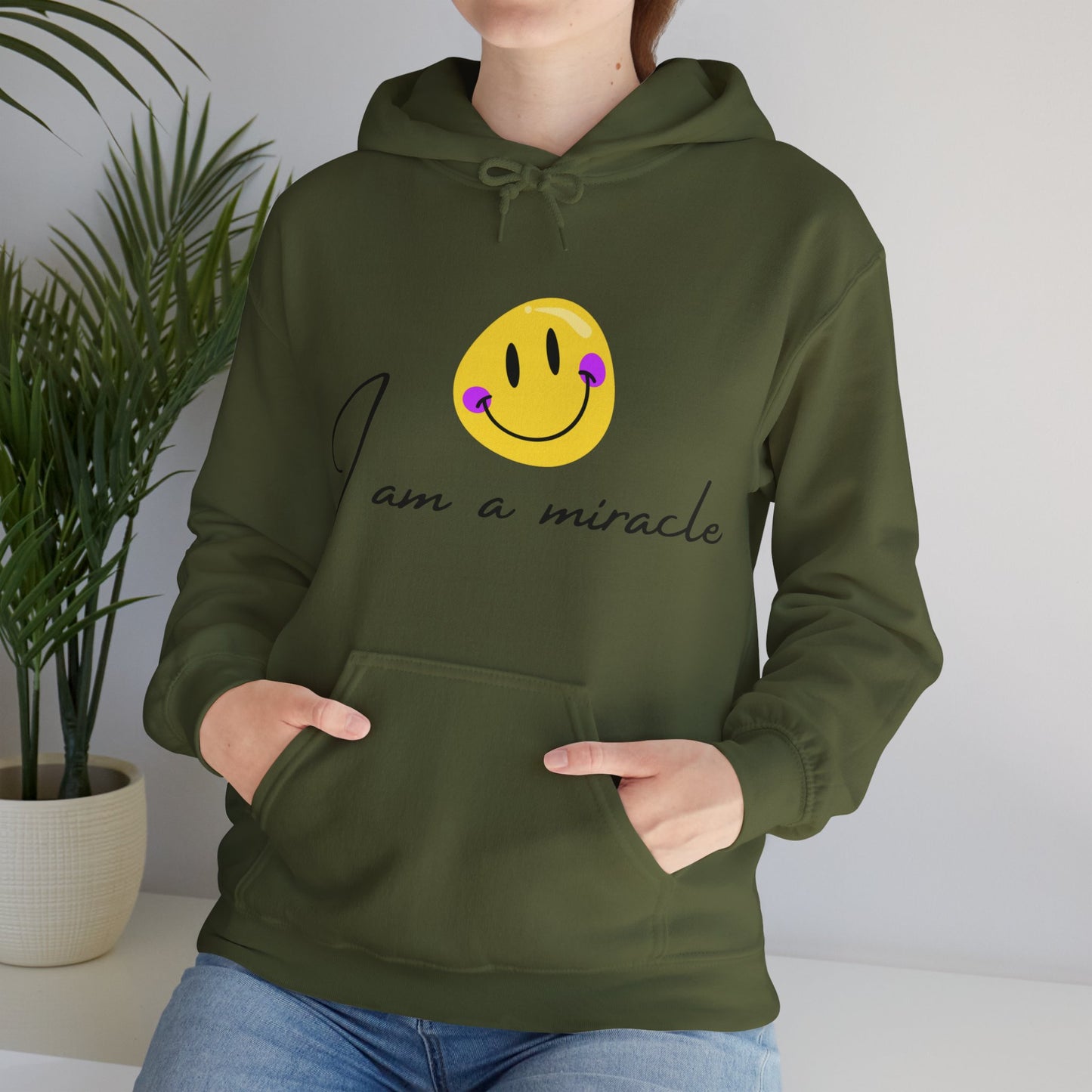 Unisex Hooded Sweatshirt - I am a miracle