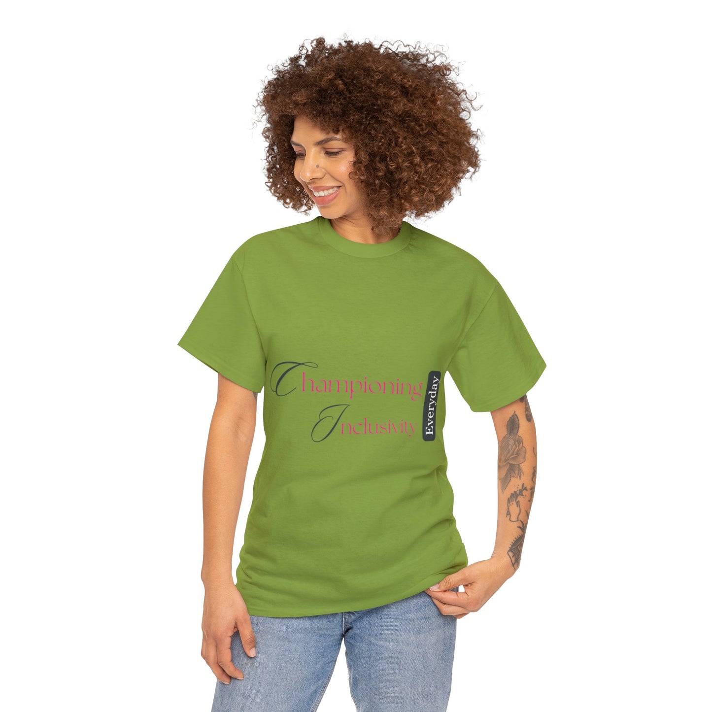 Unisex T-Shirt - Championing Inclusivity Every Day