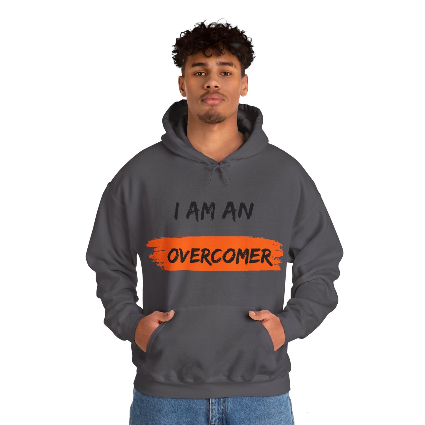 Unisex Hooded Sweatshirt - I am an overcomer
