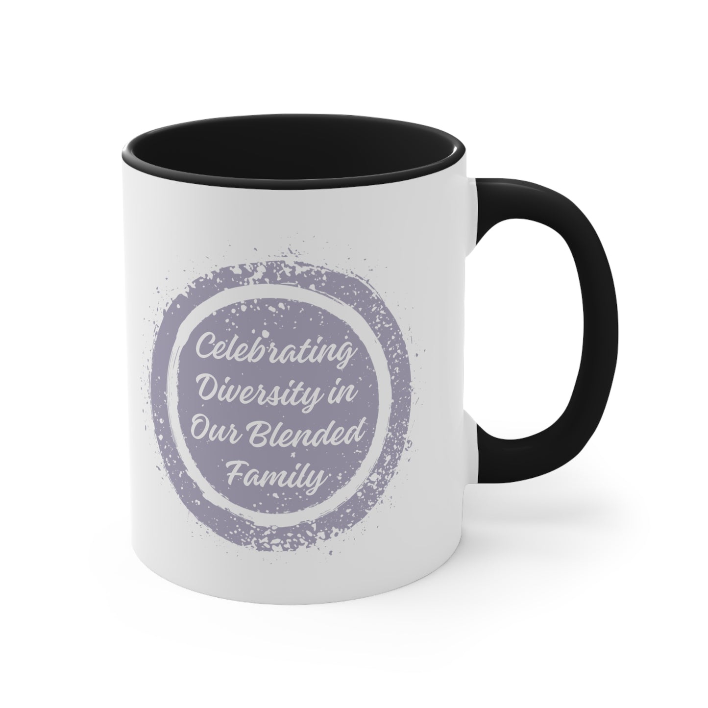 Accent Coffee Mug - Celebrating Diversity in Our Blended Family