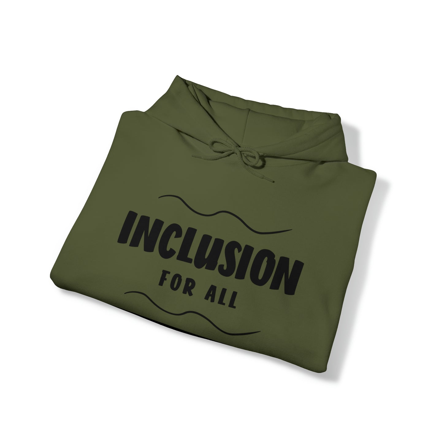 Unisex Hooded Sweatshirt - Inclusion for All, Regardless of Ability