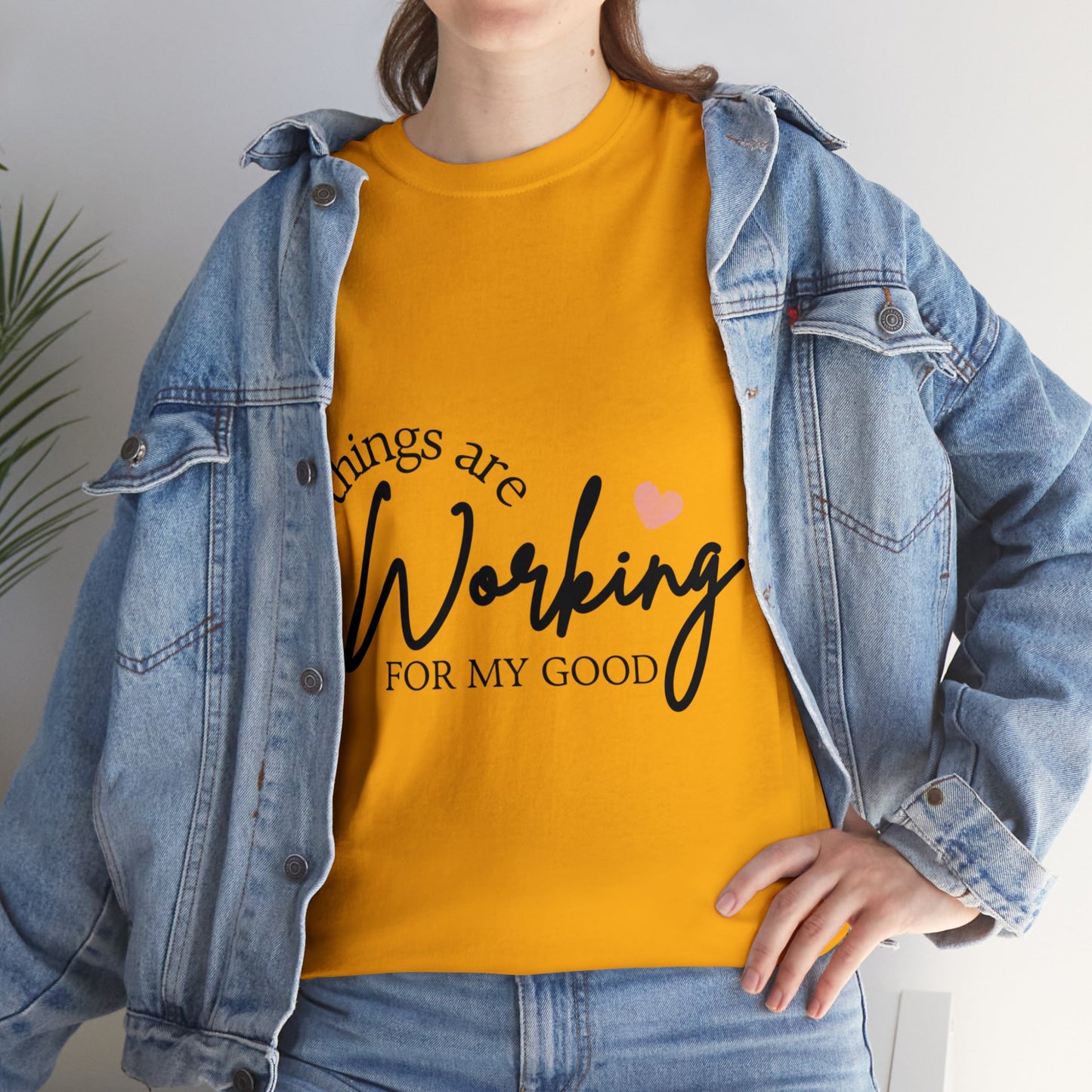 Unisex Heavy Cotton Tee - All things are working for my good
