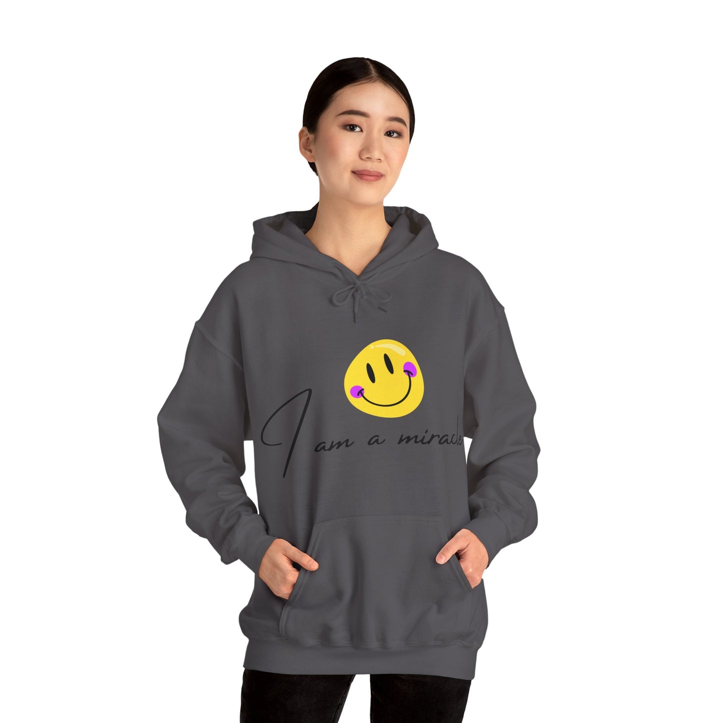 Unisex Hooded Sweatshirt - I am a miracle