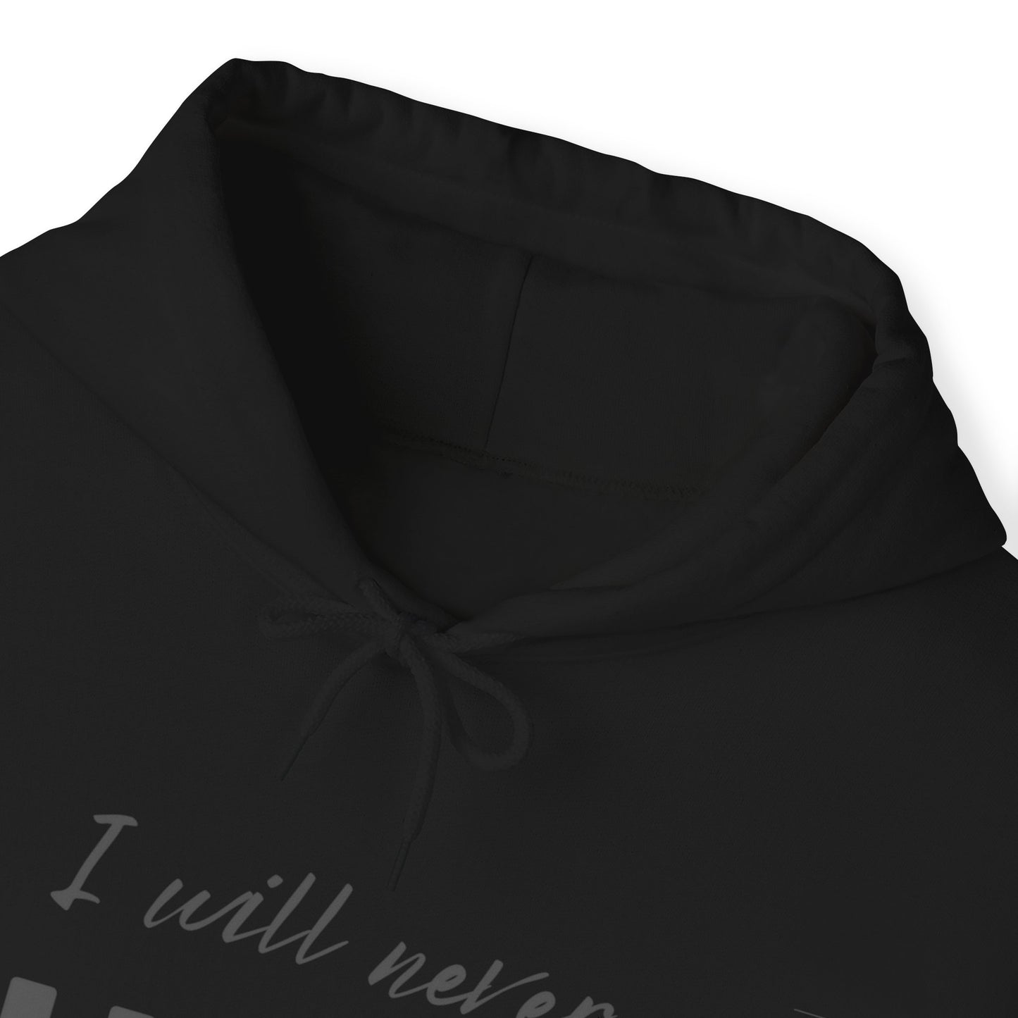 Unisex Hooded Sweatshirt - I will never walk alone