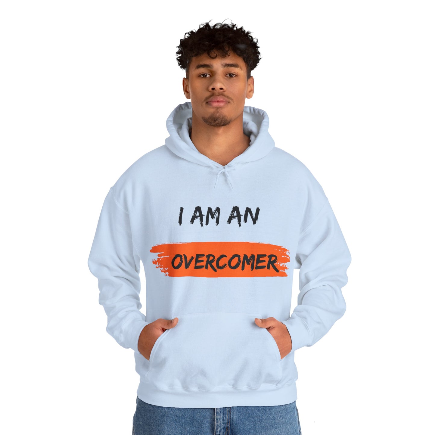 Unisex Hooded Sweatshirt - I am an overcomer