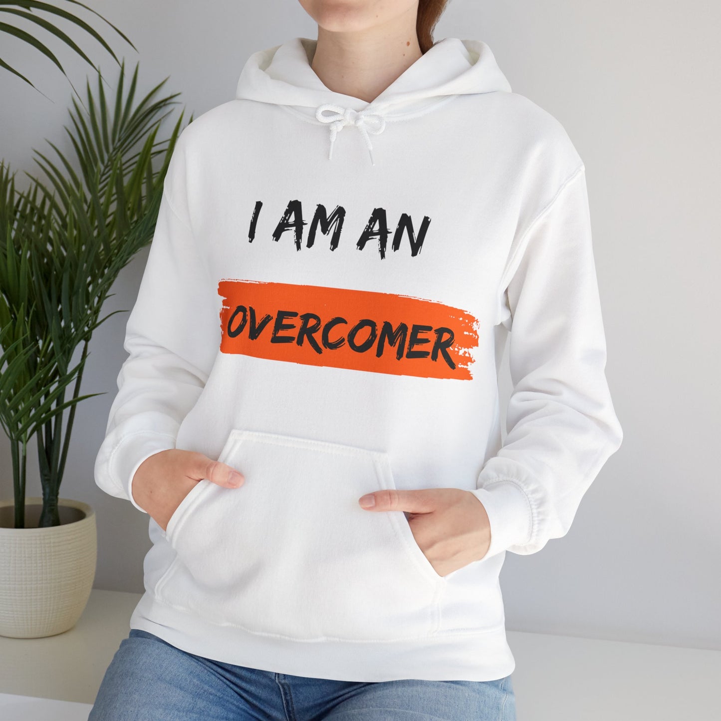 Unisex Hooded Sweatshirt - I am an overcomer