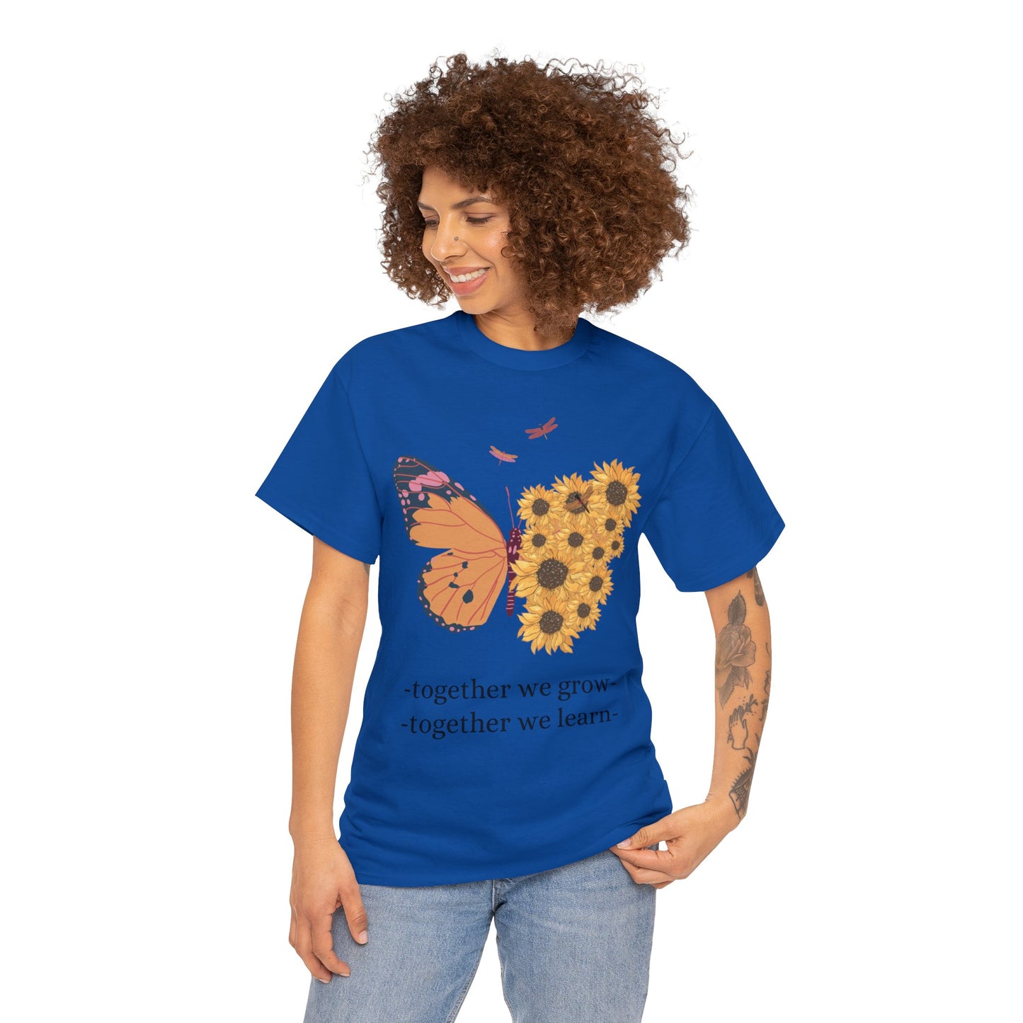 Unisex T-Shirt - Together We Grow, Together We Learn