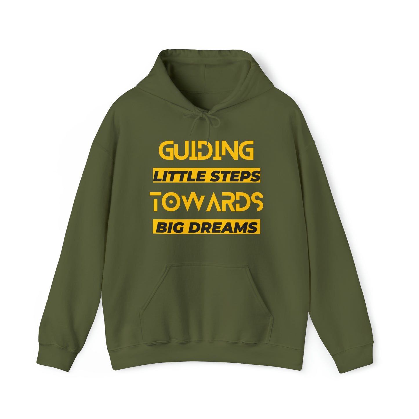 Unisex Hooded Sweatshirt - Guiding Little Steps Towards Big Dreams