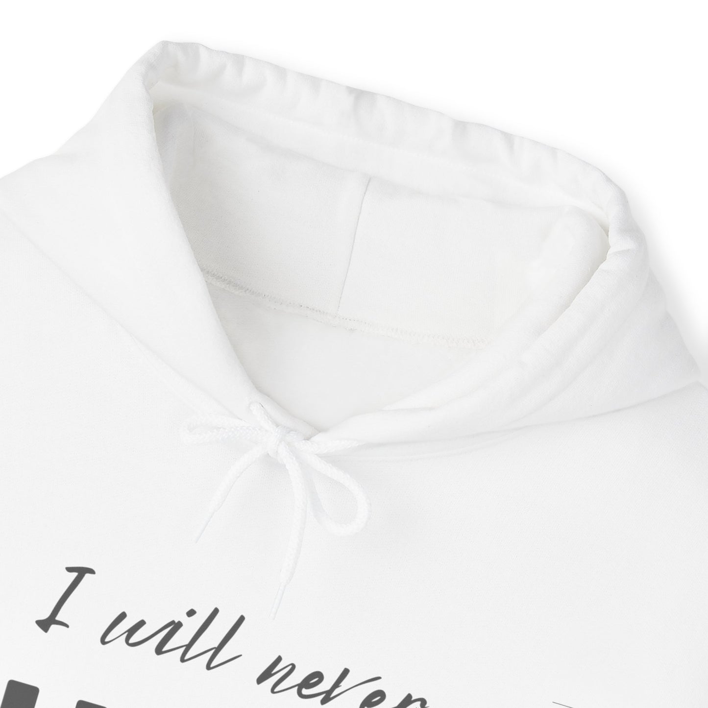 Unisex Hooded Sweatshirt - I will never walk alone