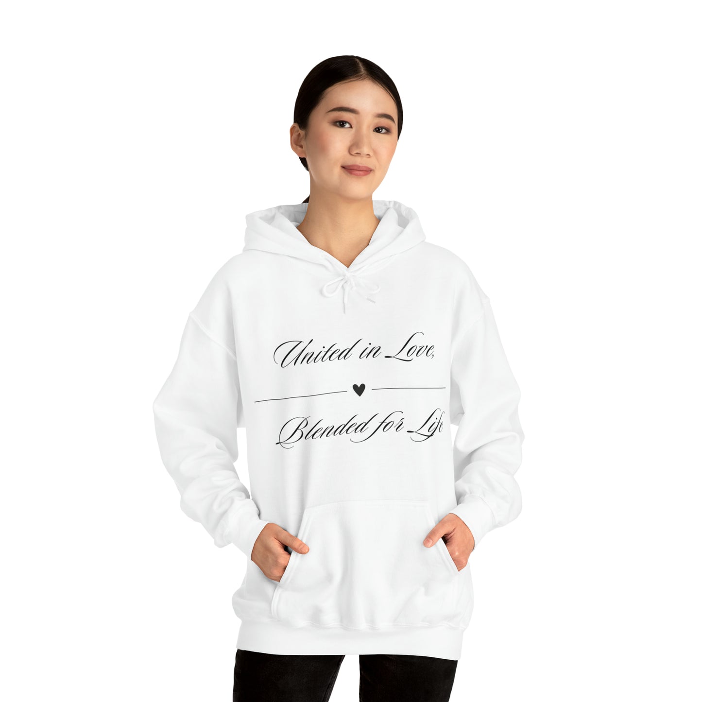 Unisex Hooded Sweatshirt - United in Love, Blended for Life