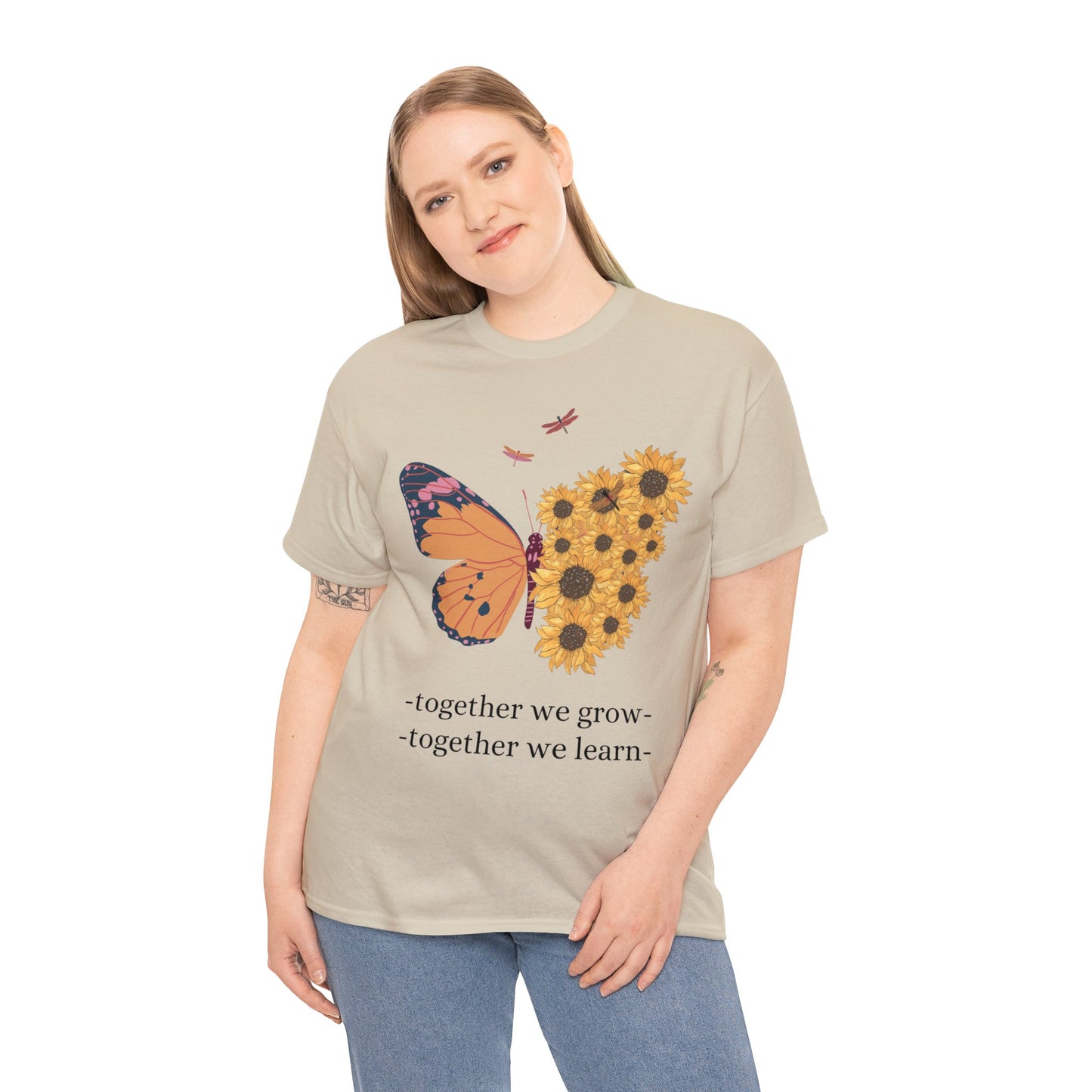 Unisex T-Shirt - Together We Grow, Together We Learn
