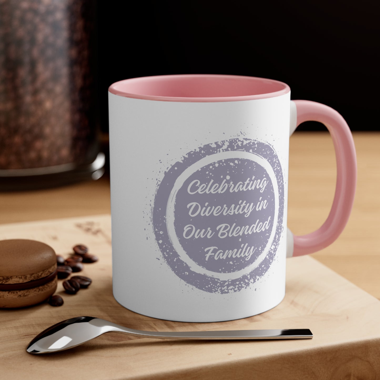 Accent Coffee Mug - Celebrating Diversity in Our Blended Family