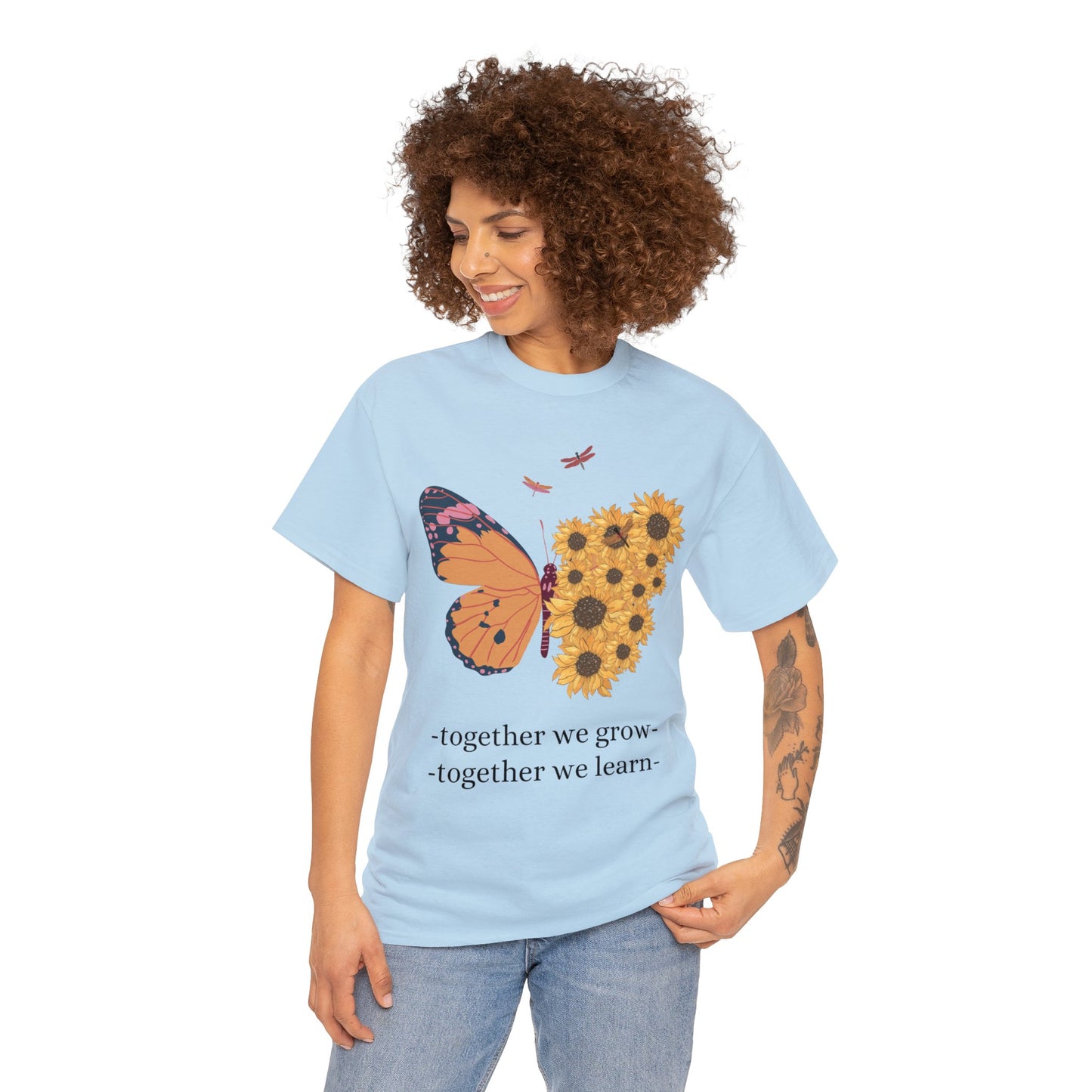 Unisex T-Shirt - Together We Grow, Together We Learn