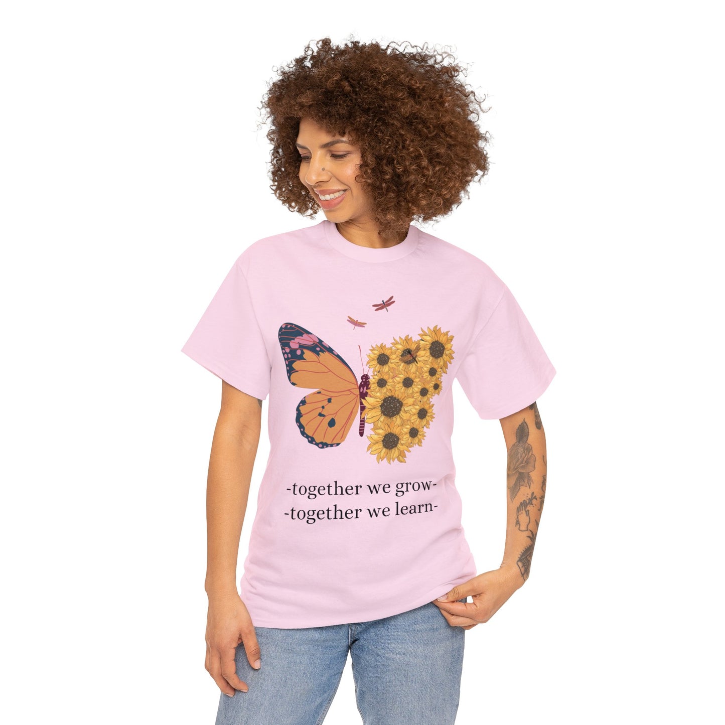 Unisex T-Shirt - Together We Grow, Together We Learn