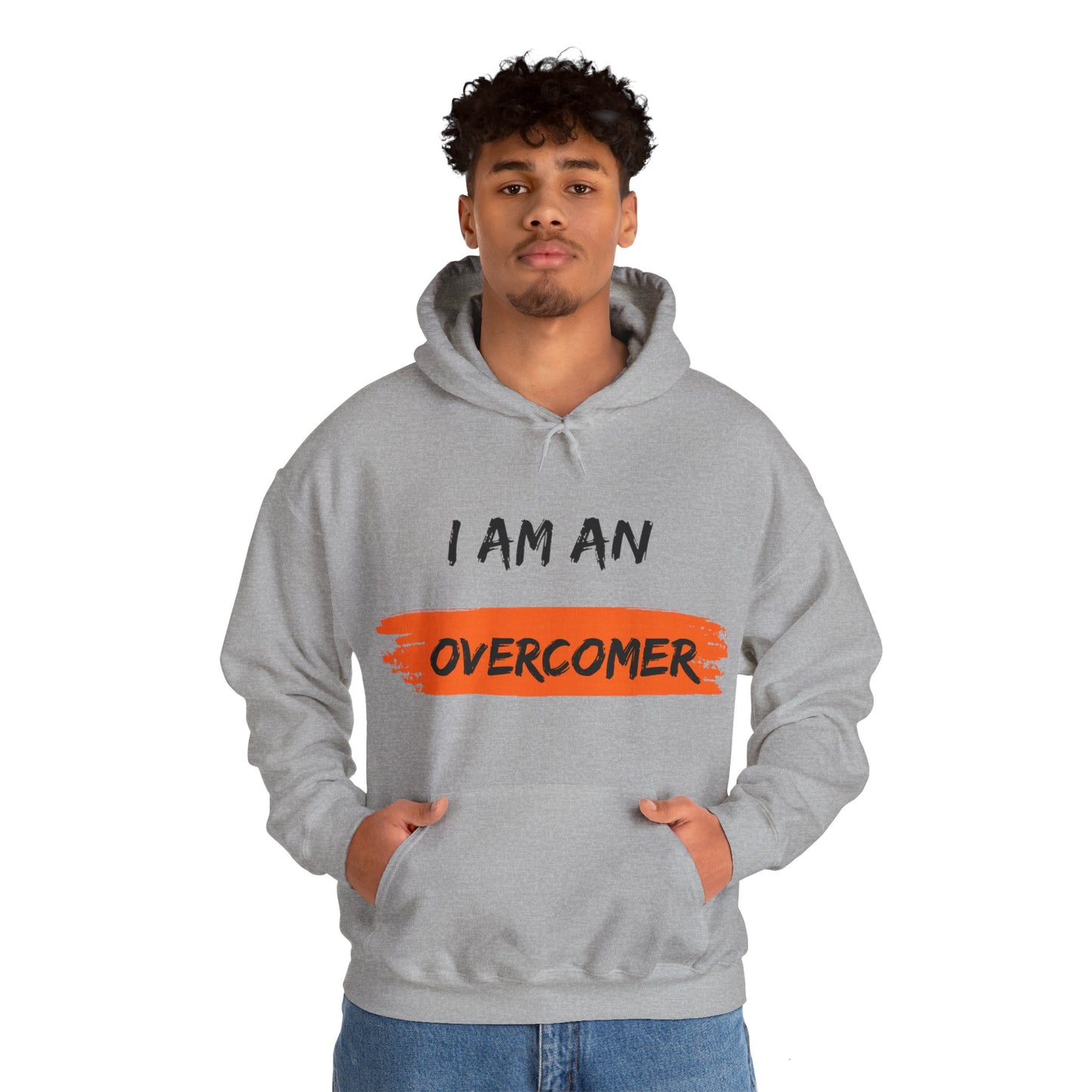 Unisex Hooded Sweatshirt - I am an overcomer