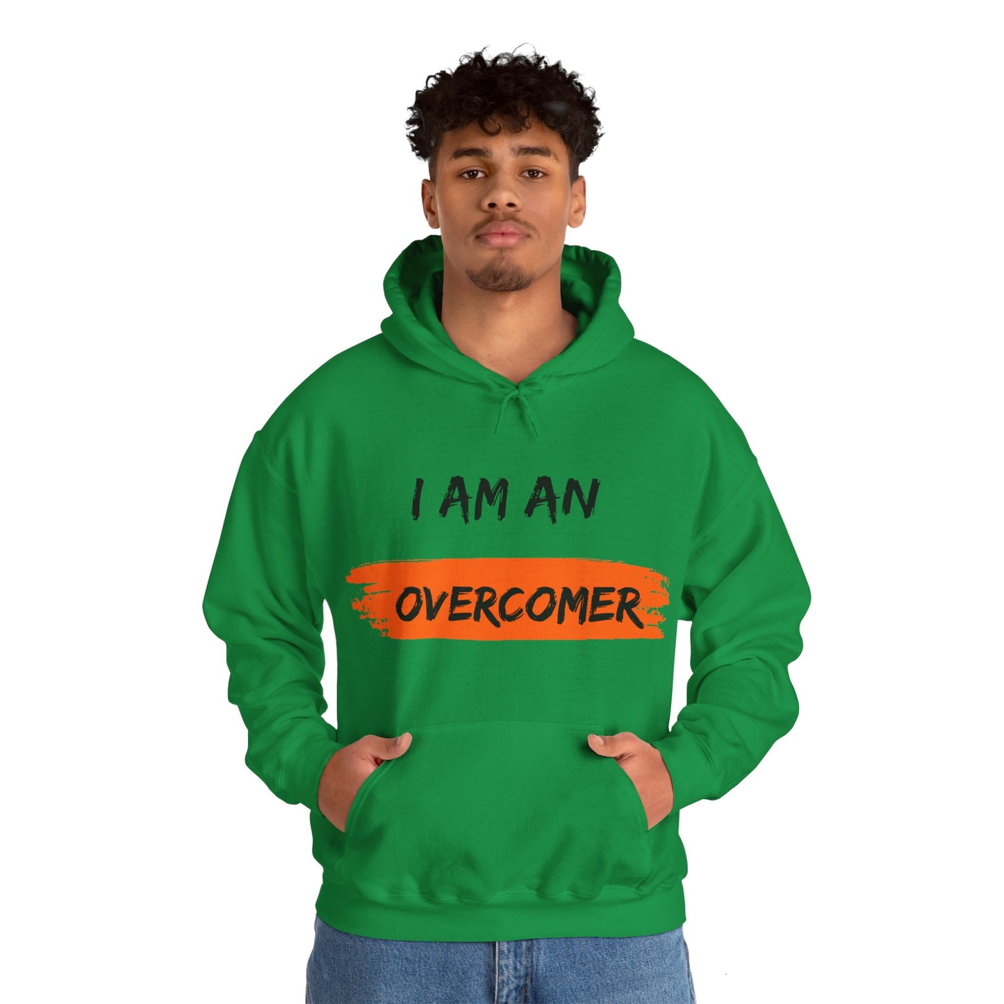 Unisex Hooded Sweatshirt - I am an overcomer
