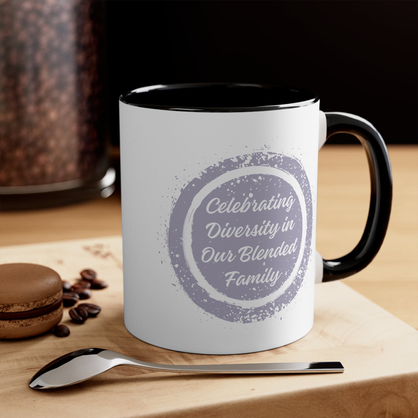 Accent Coffee Mug - Celebrating Diversity in Our Blended Family