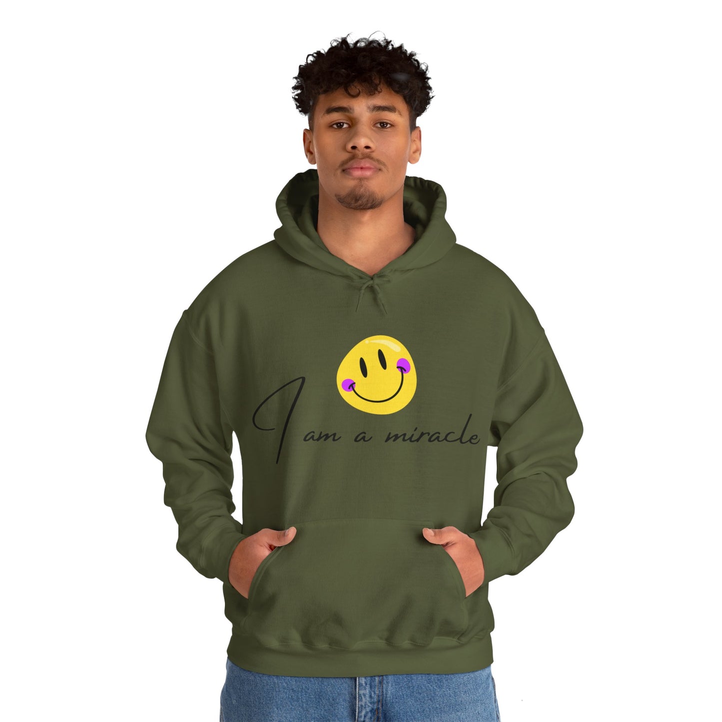 Unisex Hooded Sweatshirt - I am a miracle