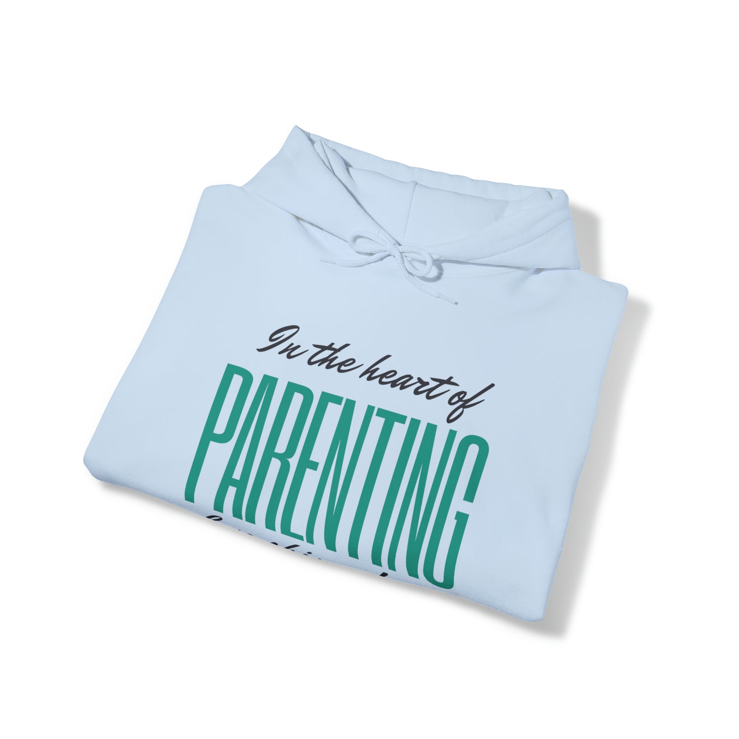 Unisex Hooded Sweatshirt - In the Heart of Parenting, Love Shines Bright