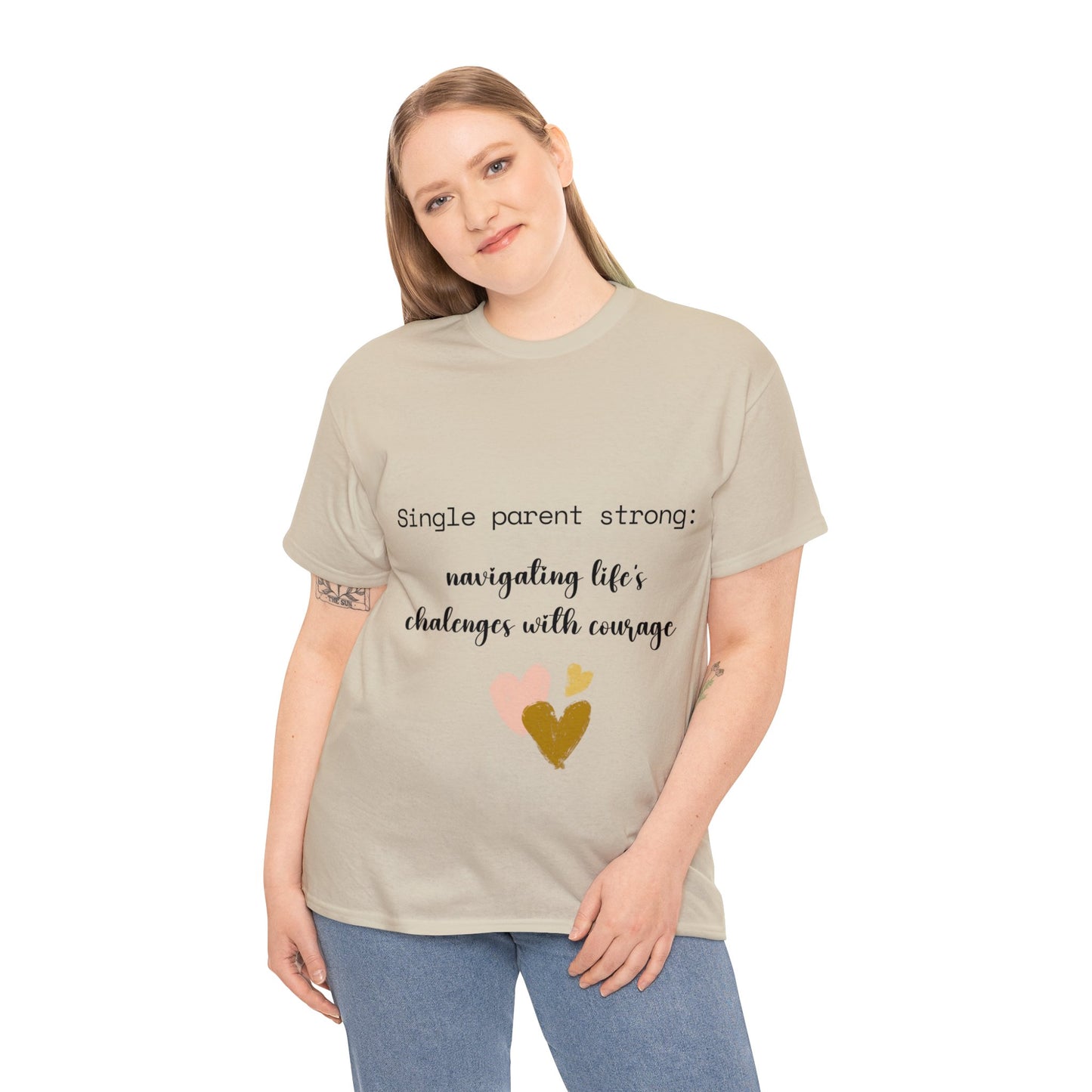 Unisex T-Shirt - Single Parent : Navigating Life's Challenges with Courage