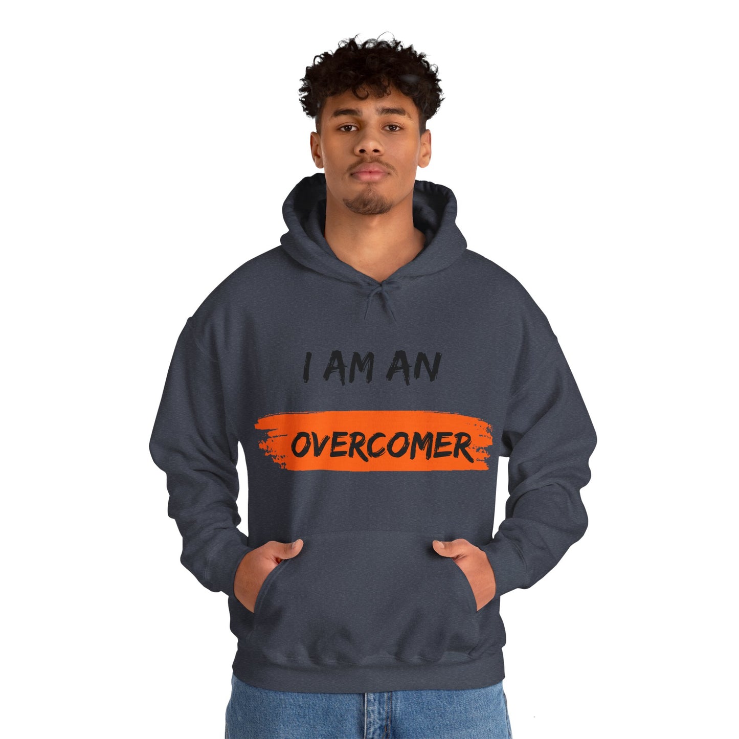 Unisex Hooded Sweatshirt - I am an overcomer