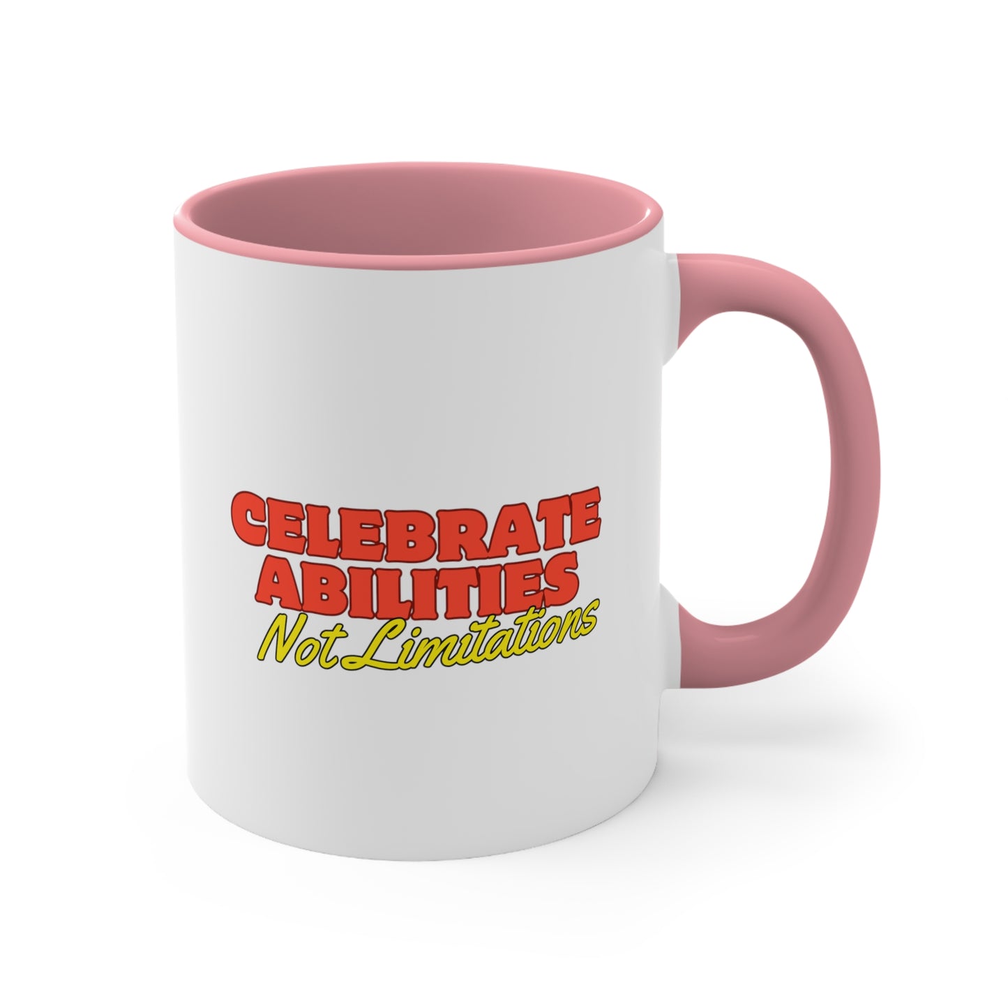 Accent Coffee Mug - Celebrate Abilities, Not Limitations