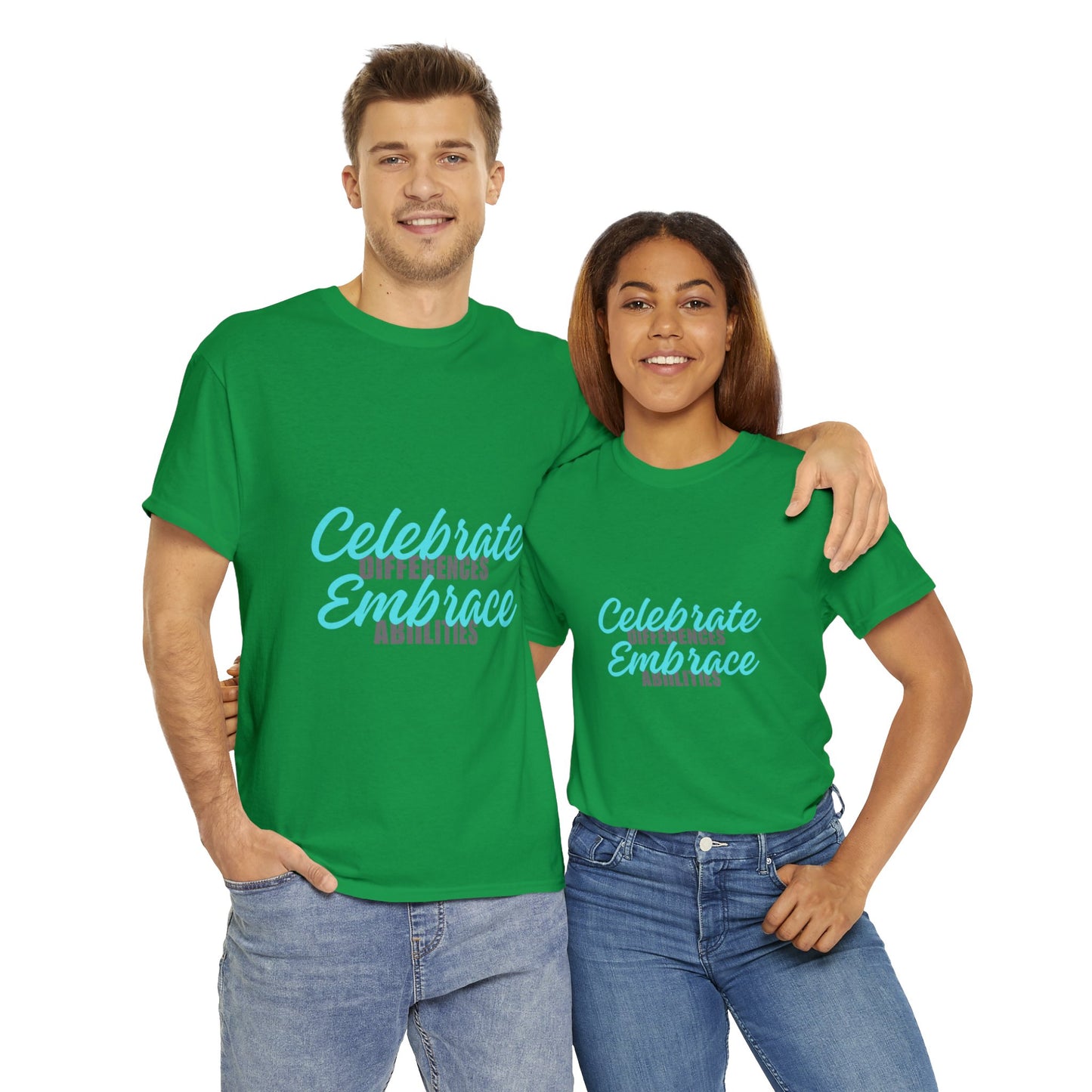 Unisex T-Shirt - Celebrate Differences, Embrace Abilities