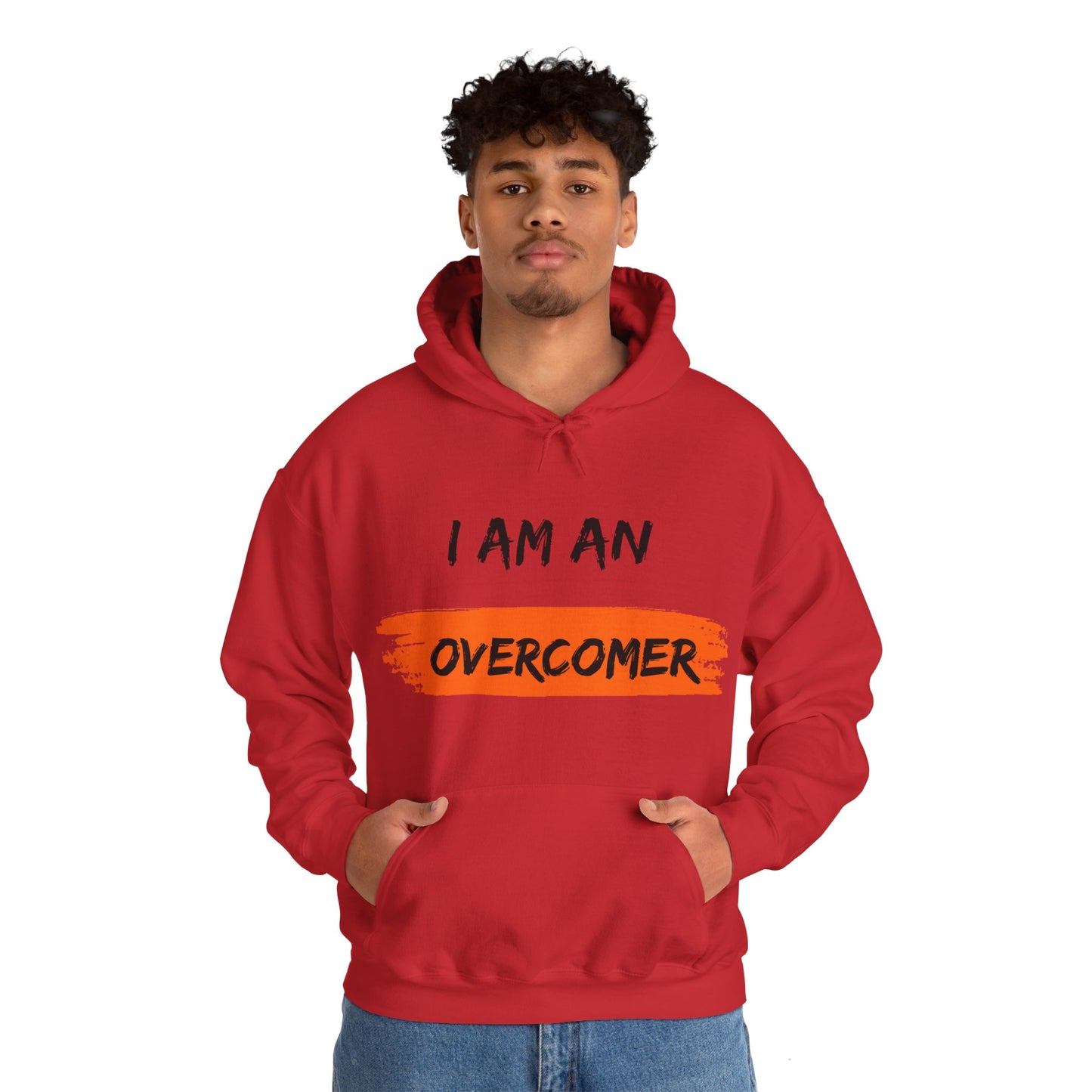 Unisex Hooded Sweatshirt - I am an overcomer